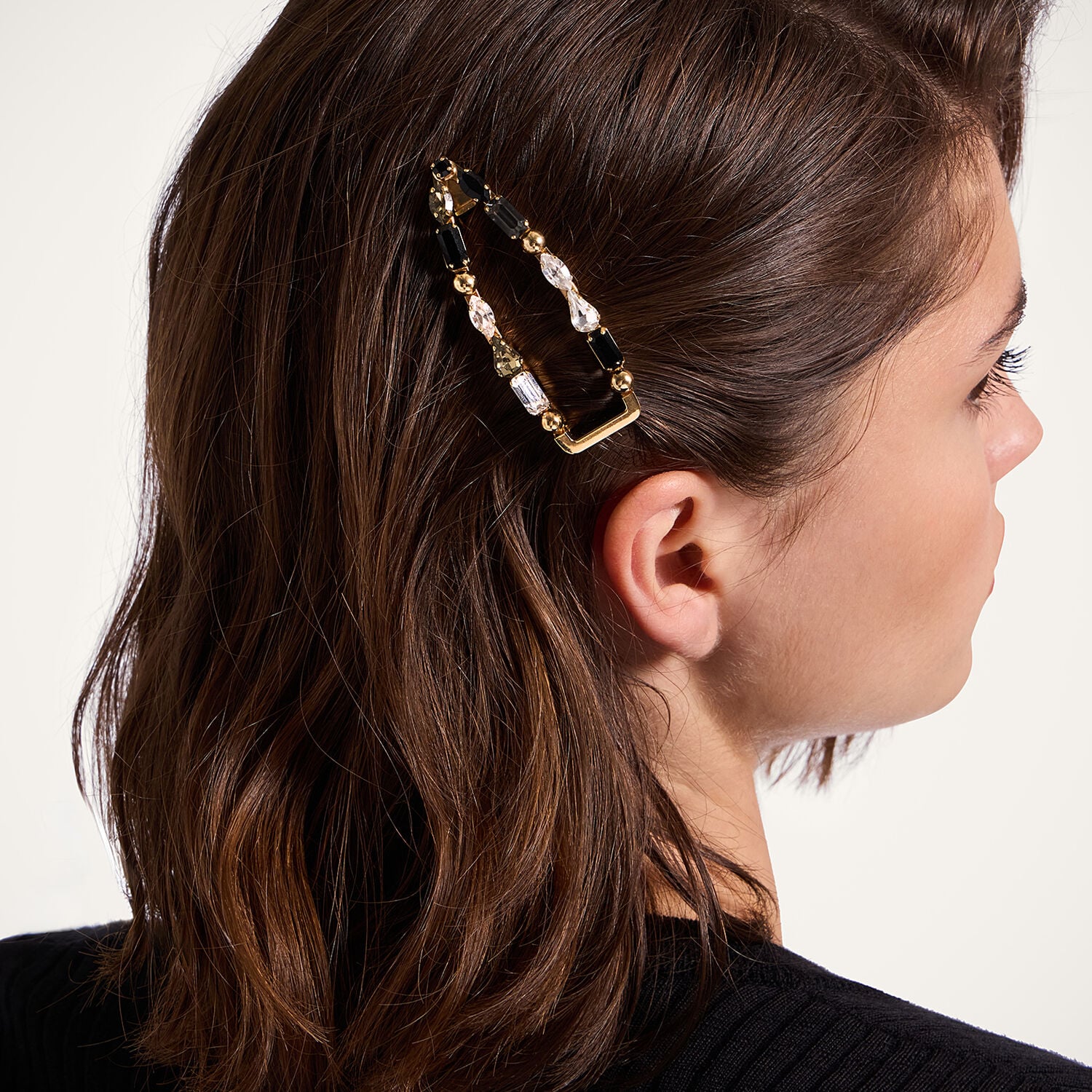 La Double J Crystals Hair Clip