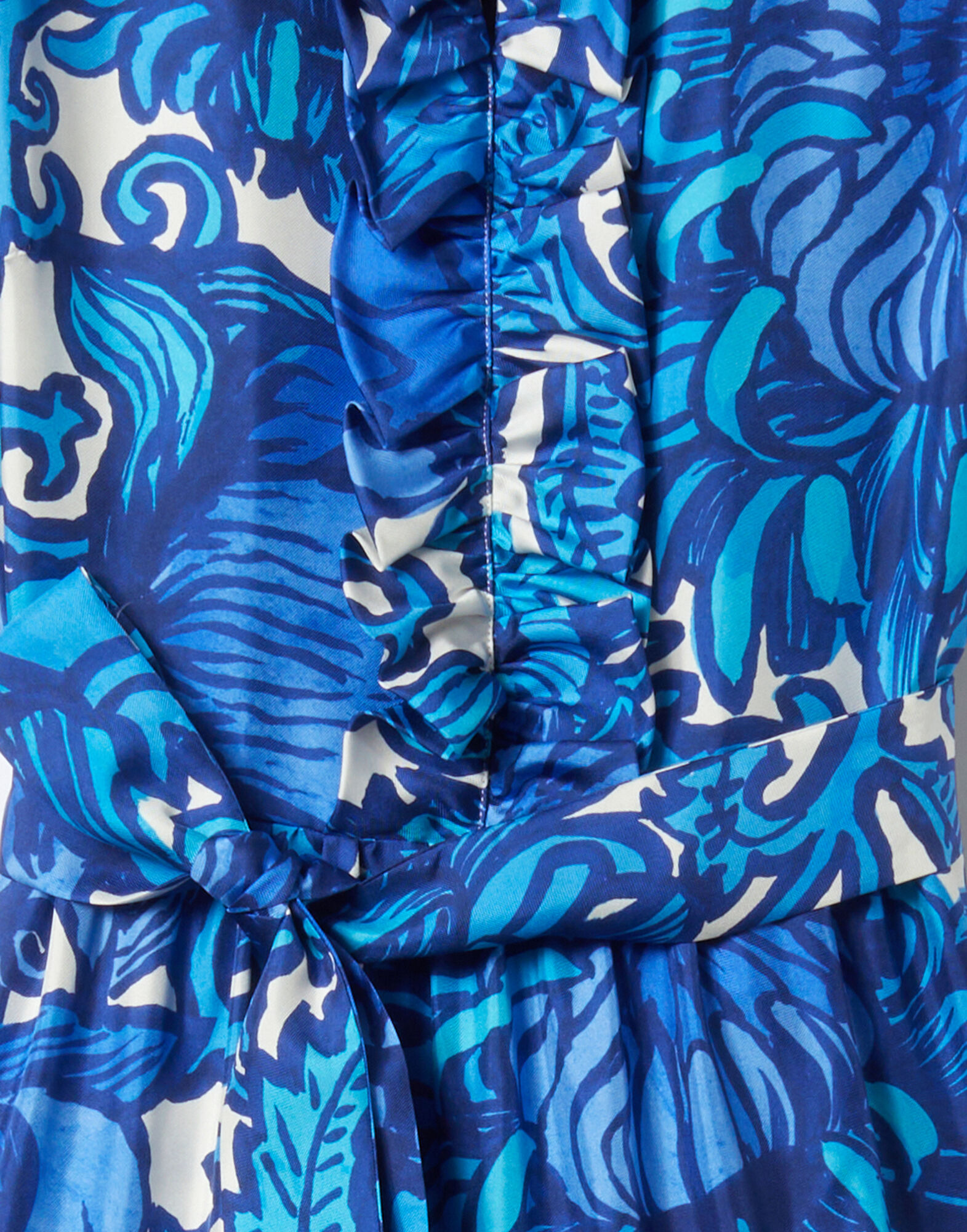 La DoubleJ Long And Sassy Dress Anemone DRE0017SIL001ANE01BU03