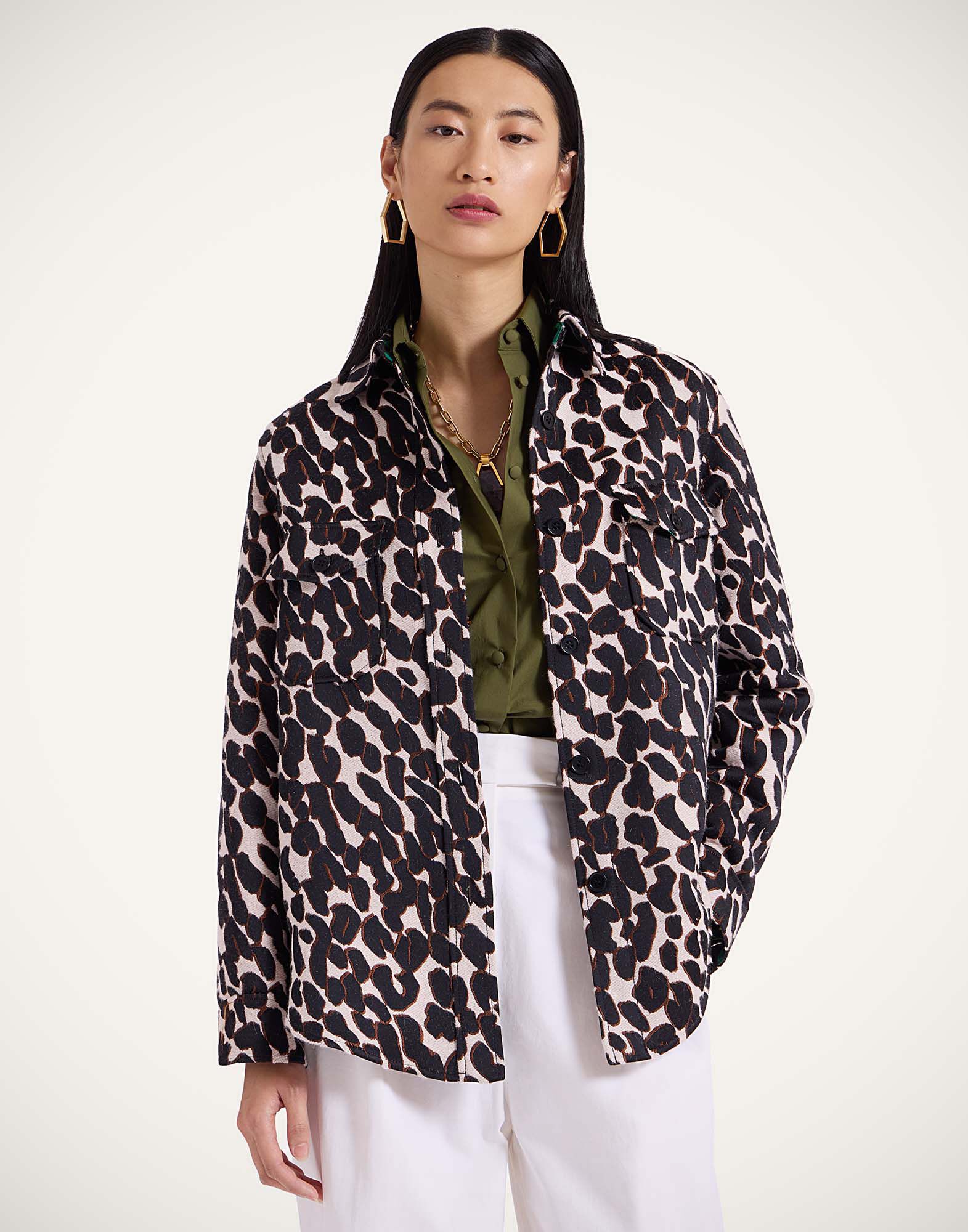 La DoubleJ Better Than Your Boyfirend's Jacket Leopard Brown JAC0112JCQ014LEO01BR30