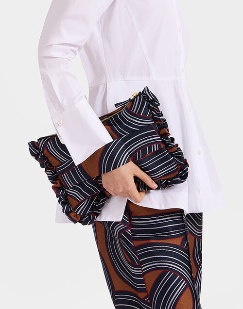 La DoubleJ Hand Pochette Montecarlo Blue BAG0059JCQ097MTC02BU03