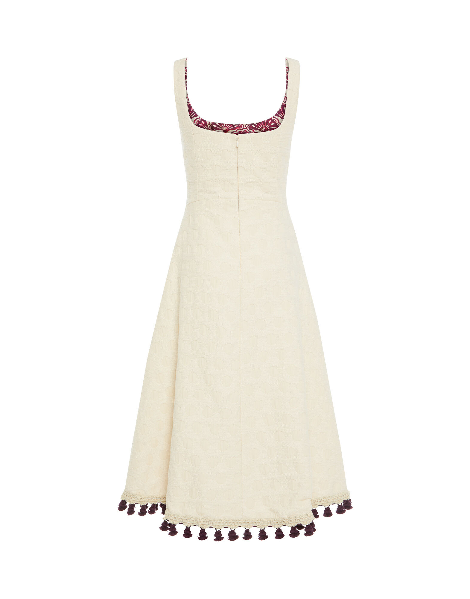 La DoubleJ Sophia Dress Embroidered Creamy DRE0682JCQ076CRA01WH03