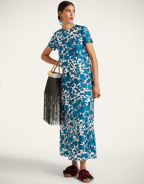 La DoubleJ Swing Dress Lilium Blu DRE0001SIL001LIL0002