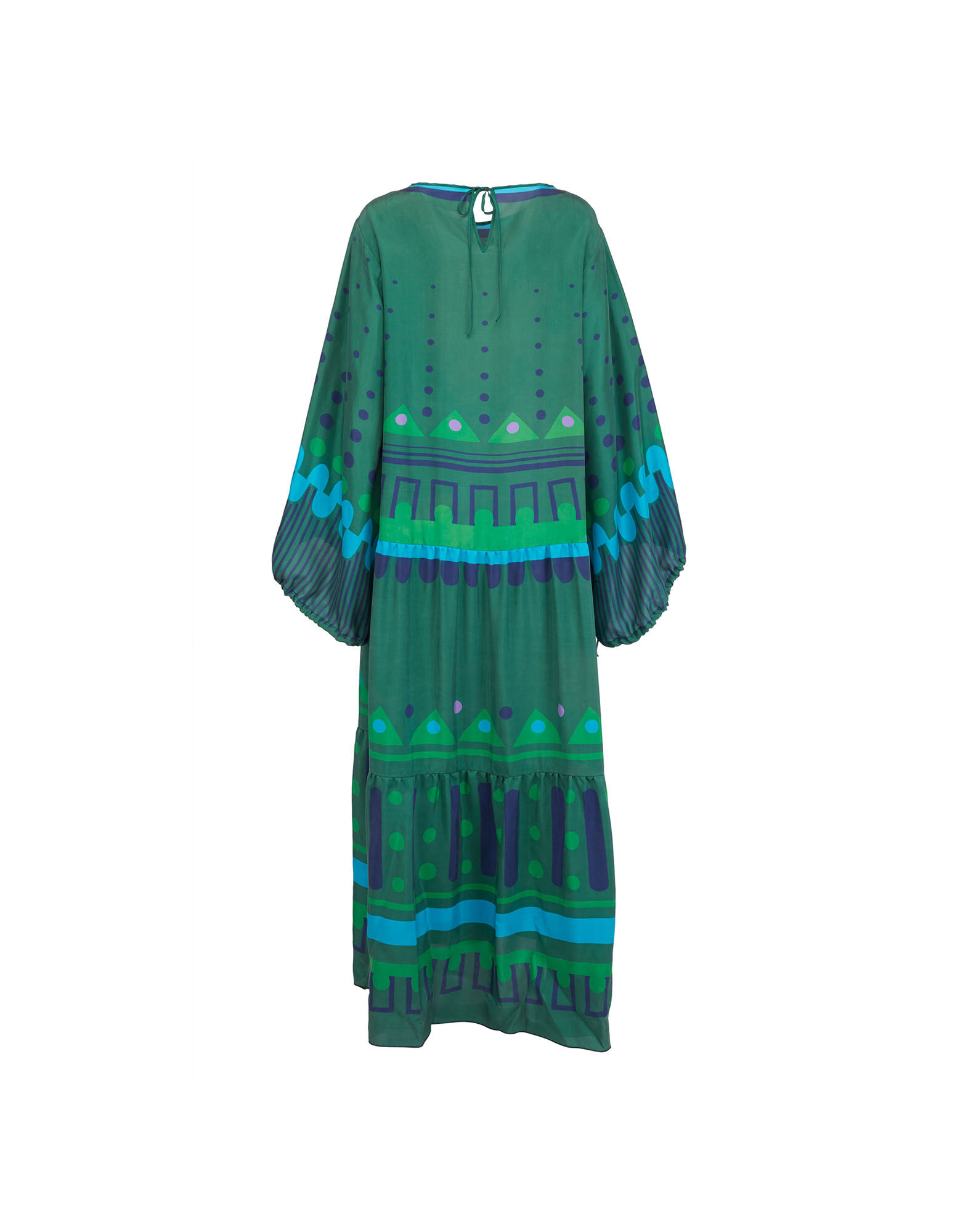 La DoubleJ Vesta Dress Handmade Dots Bordeaux Plac&eacute;e DRE0302SIL009HAD0001