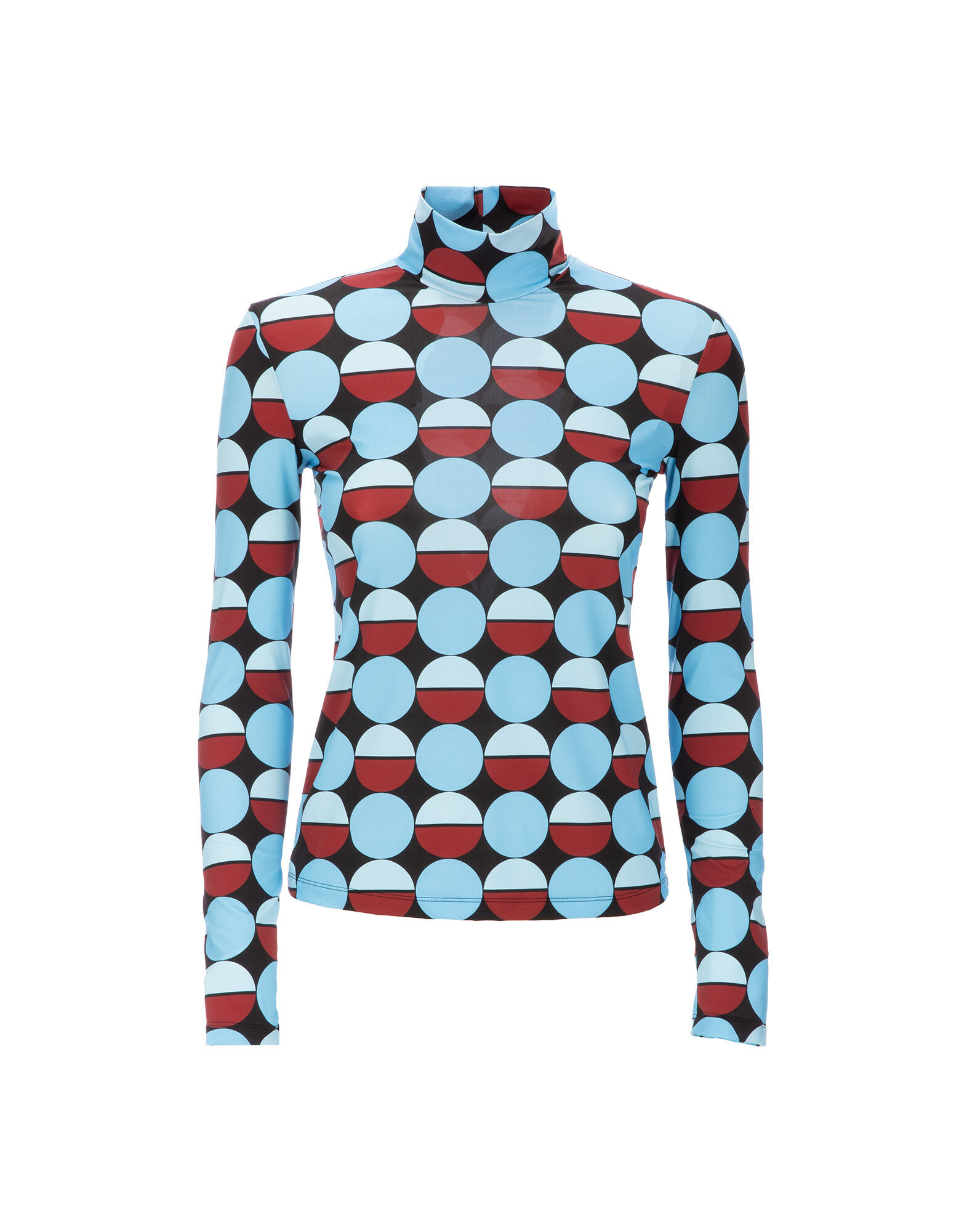 La DoubleJ Turtleneck Sfere Azzurro SHI0030JER005SFE0003