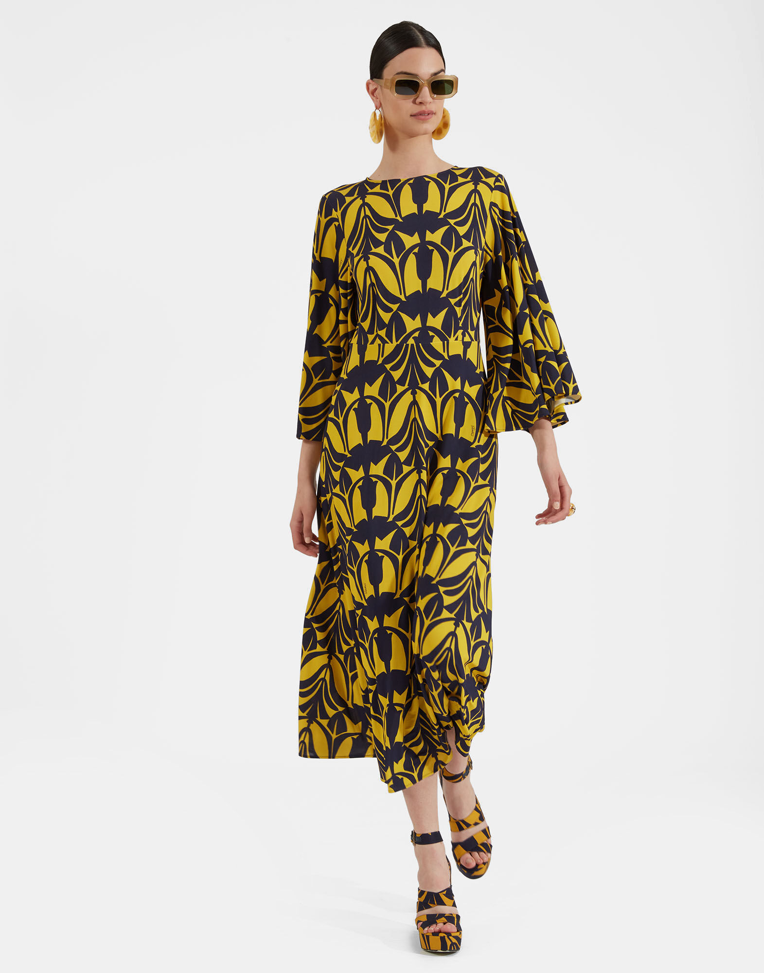 La DoubleJ Sorella Dress Papyrus Gold DRE0179JER027PAY01YE05