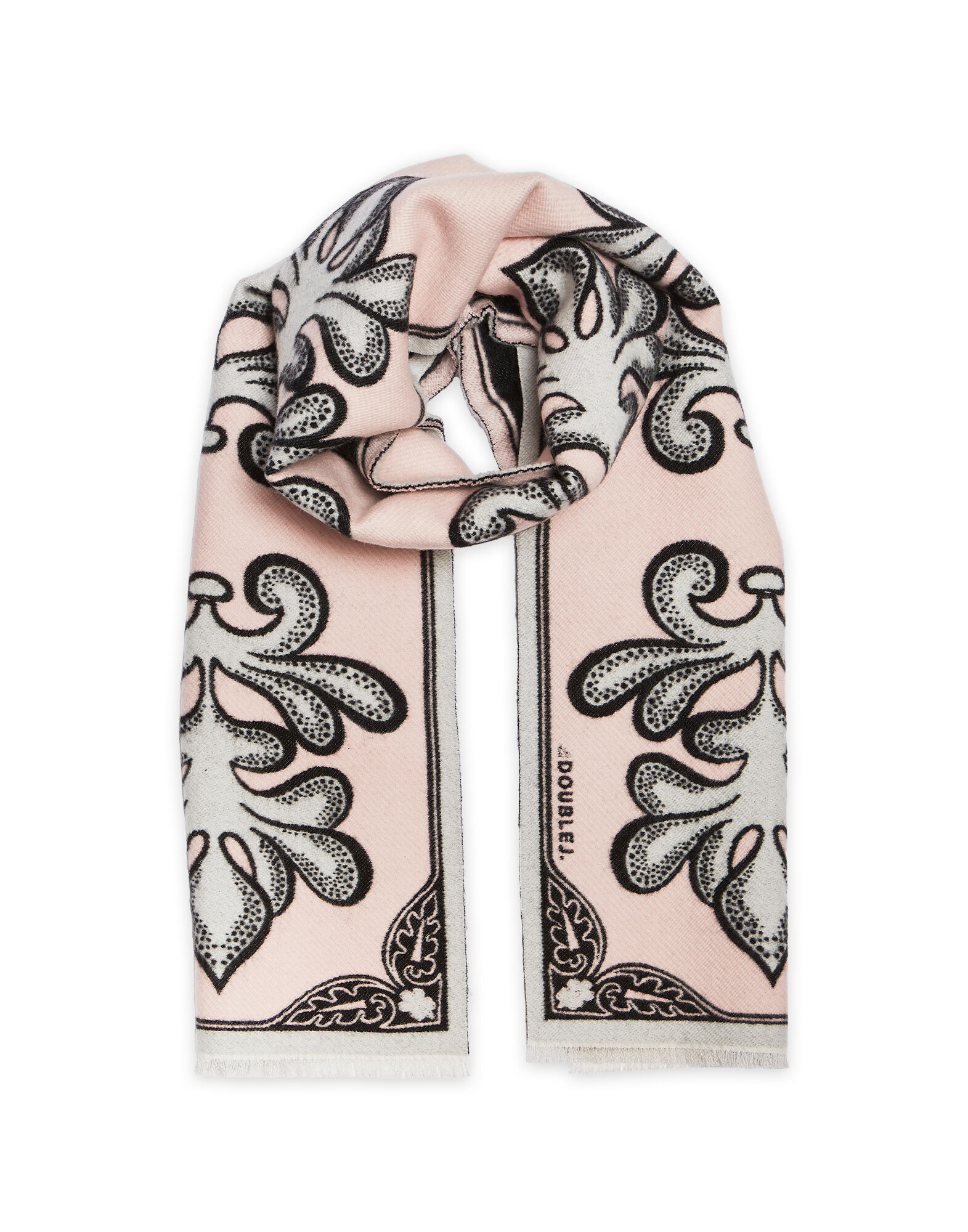 La DoubleJ Herald Scarf 30 Herald Light Pink SCA0057WOL025VA323PI02