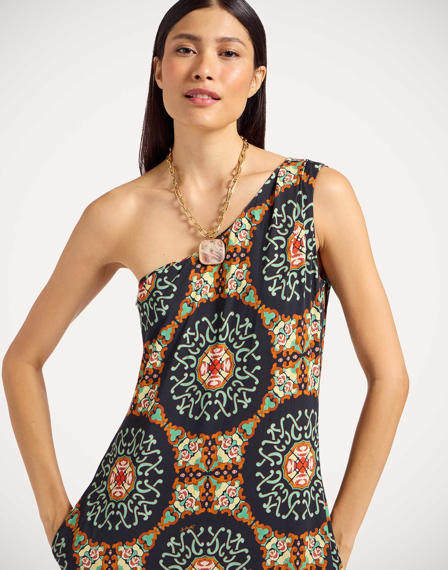 La DoubleJ Clingy Roy Dress Ballata Black DRE0909JER027BAL01BL01