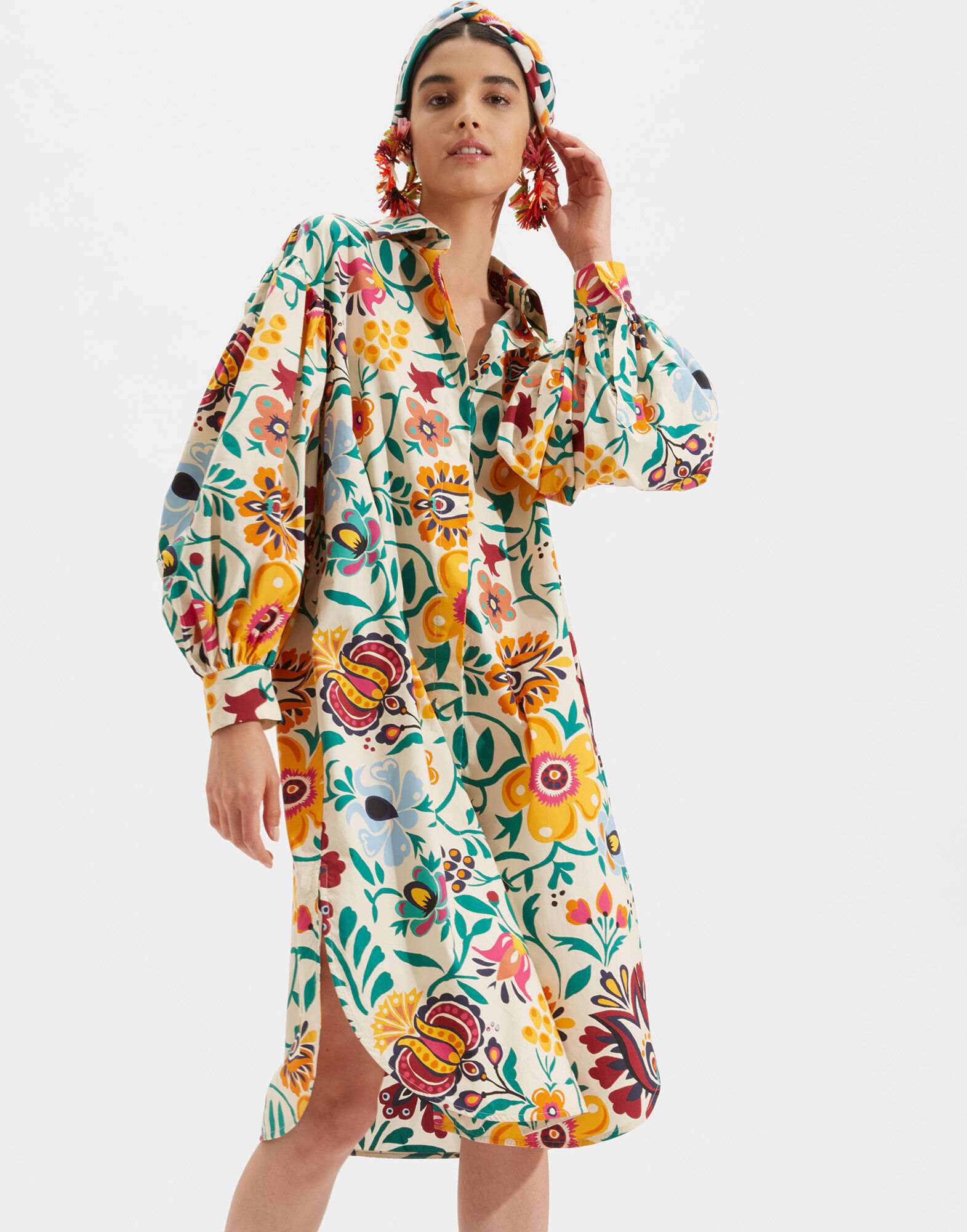 LaDoubleJ Big Shirt Dress Selva Bianco DRE0278COT001SEL0002