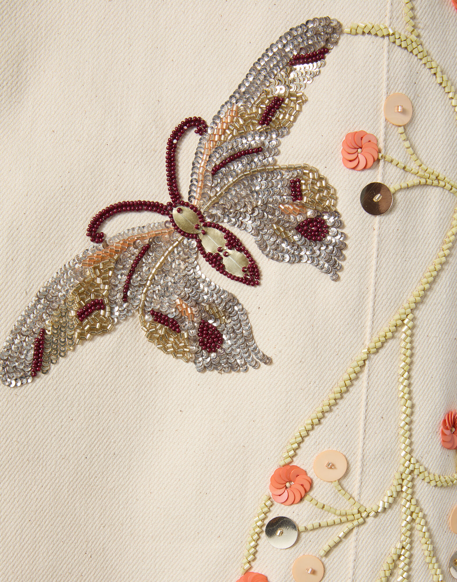 La DoubleJ The Barrel Jean Solid Ecru TRO0198DEN001SOLIDBR05