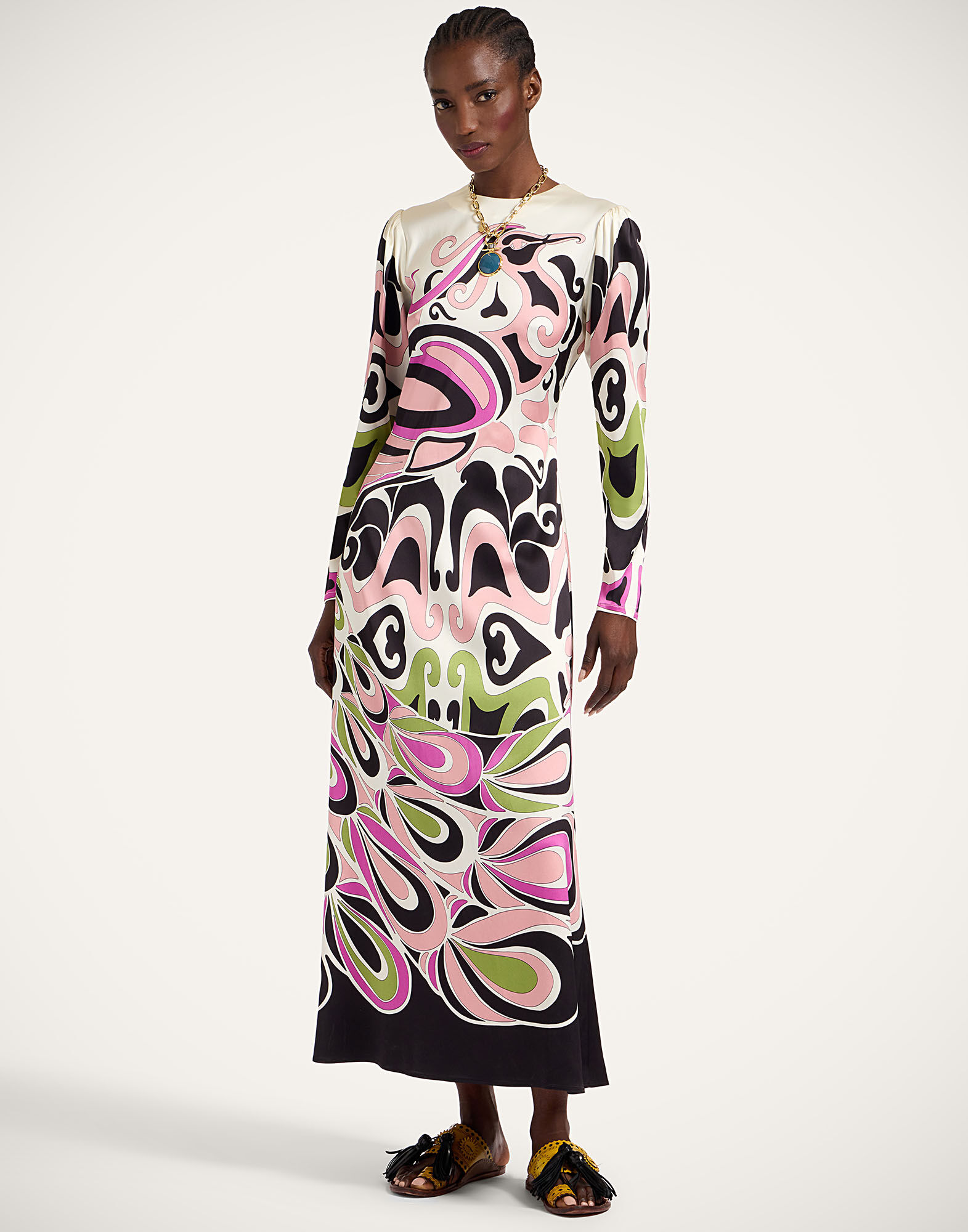 La DoubleJ Clingy Swing Phoenix Plac&eacute;e Pink DRE0762VIS023PHO01PI01