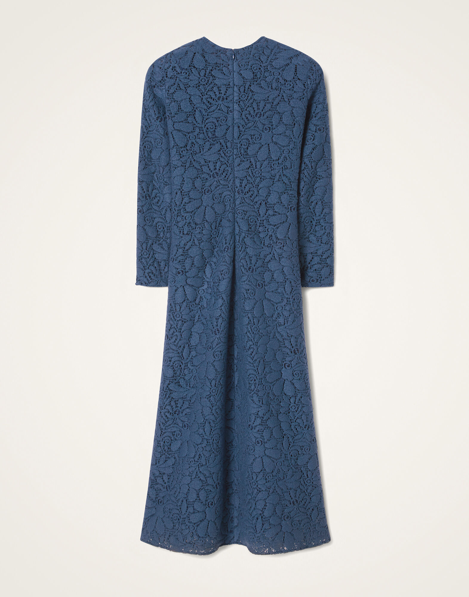 La DoubleJ Lacey Long Sleeve Swing Dress Solid Blue DRE0184LAC003SOLIDBU03