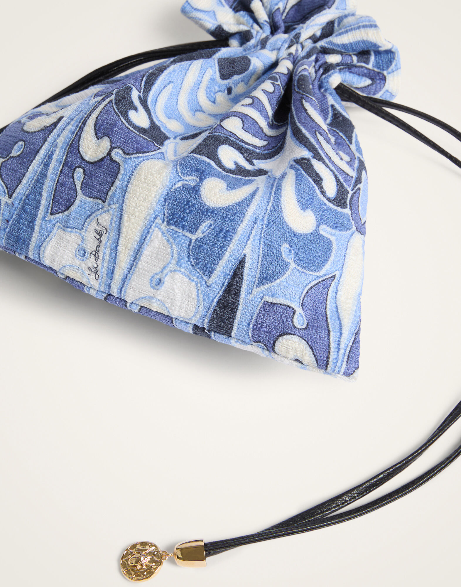 La DoubleJ Dustbag Pochette Cocoon Blue BAG0103COT005COC01BU03