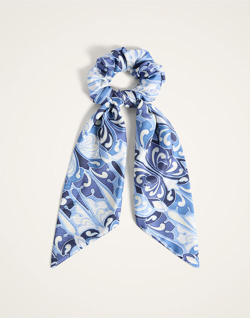 La DoubleJ Bow Scrunchie Cocoon Blue SCR0007FOD001COC01BU03