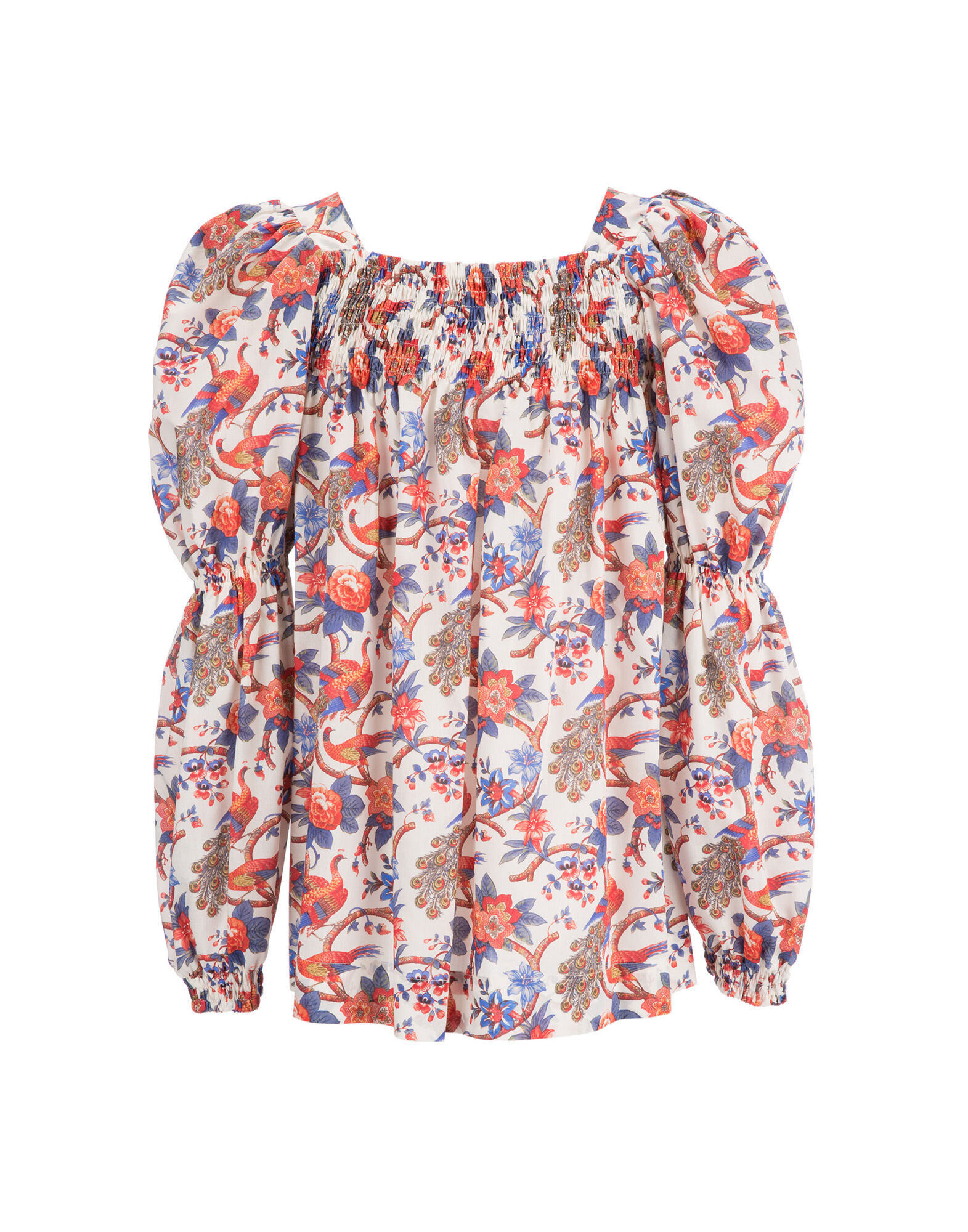 LaDoubleJ Peasant Top Pavone SHI0009COT003PAV0002