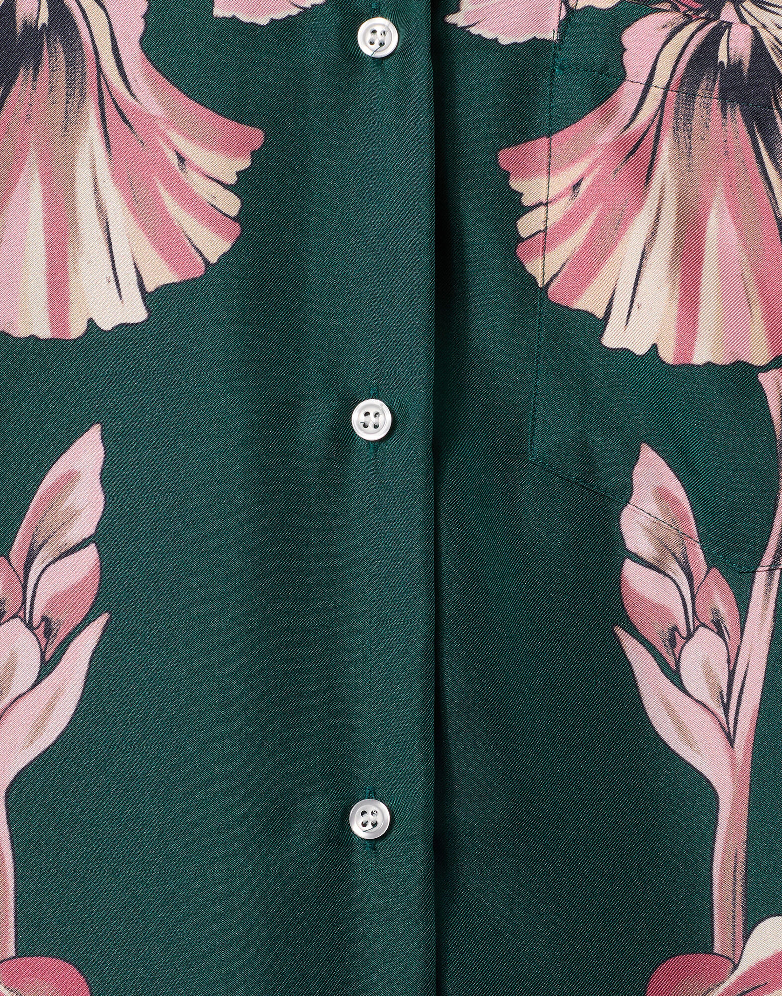 La DoubleJ Boy Shirt Iris Plac&eacute;e Dark Green SHI0040SIL006IRS07GR03