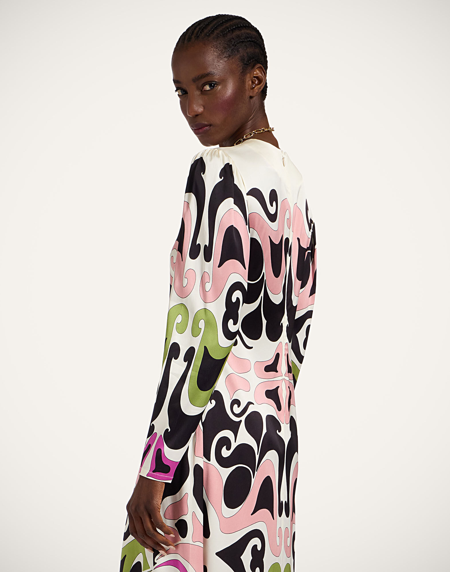 La DoubleJ Clingy Swing Phoenix Plac&eacute;e Pink DRE0762VIS023PHO01PI01