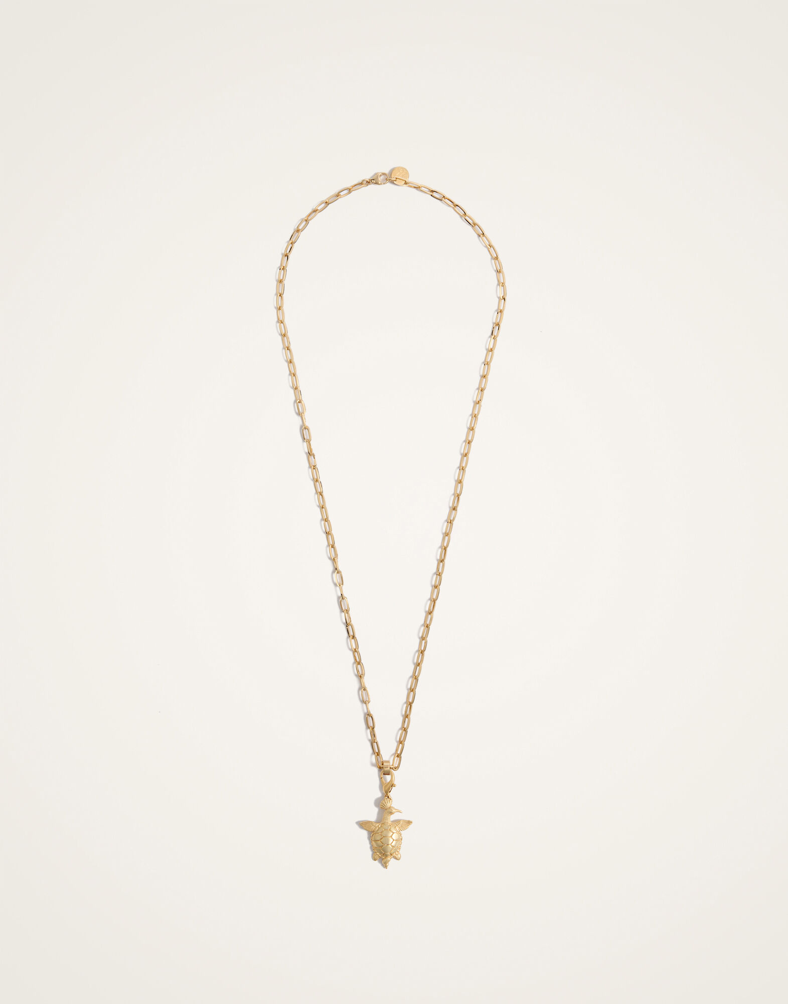 La DoubleJ Turtlair Charm 24k Gold Plate CHM0028BRA003SOLIDYE05