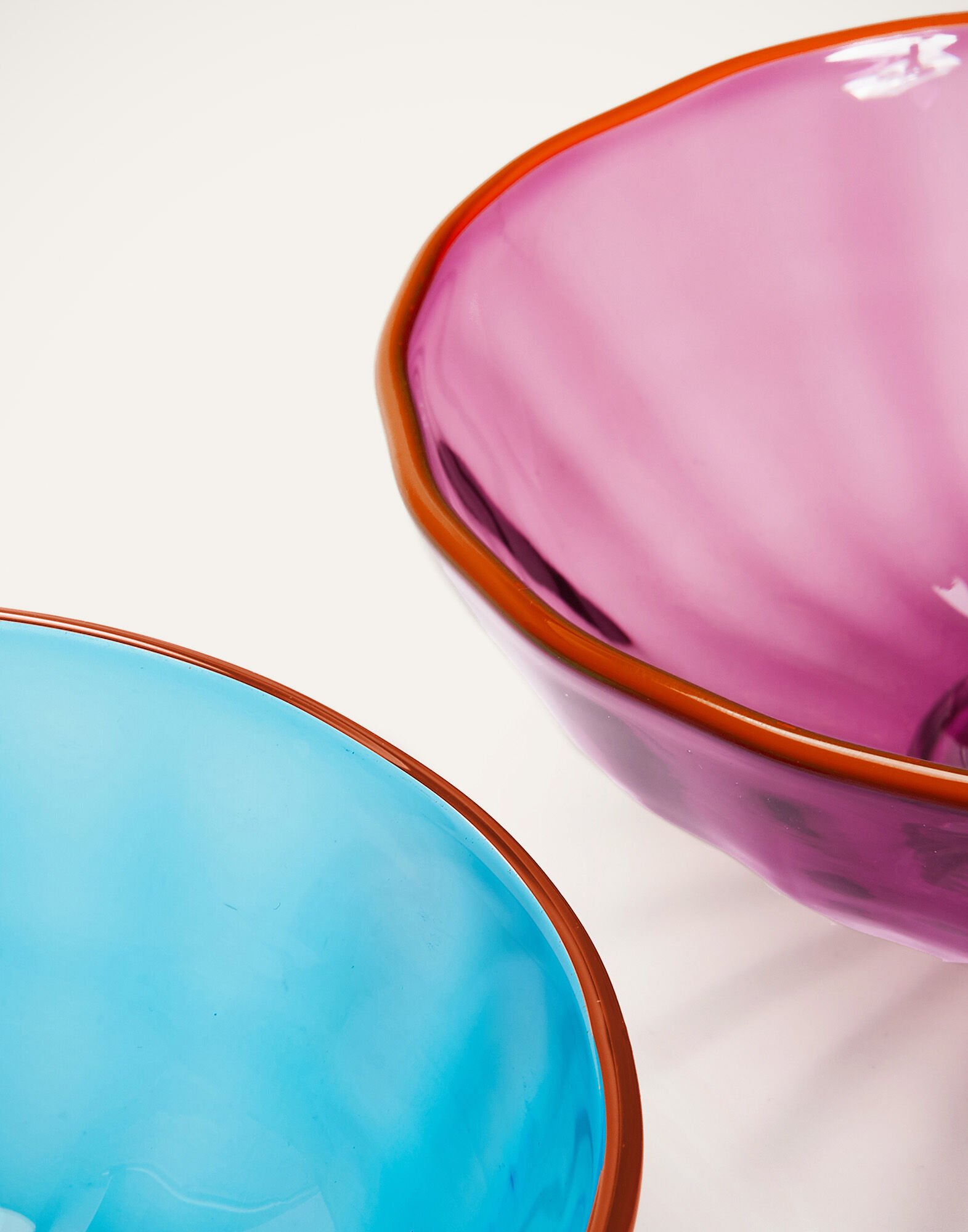 La DoubleJ Luxury Nut Bowl Set of 2 Turchese/Viola GLA0010MUR001ASS0002