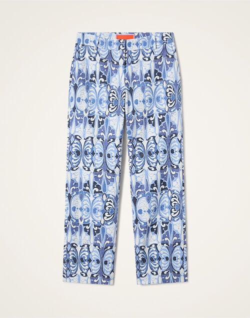 La DoubleJ 24/7 Pants Cocoon Blue TRO0069COT005COC01BU03