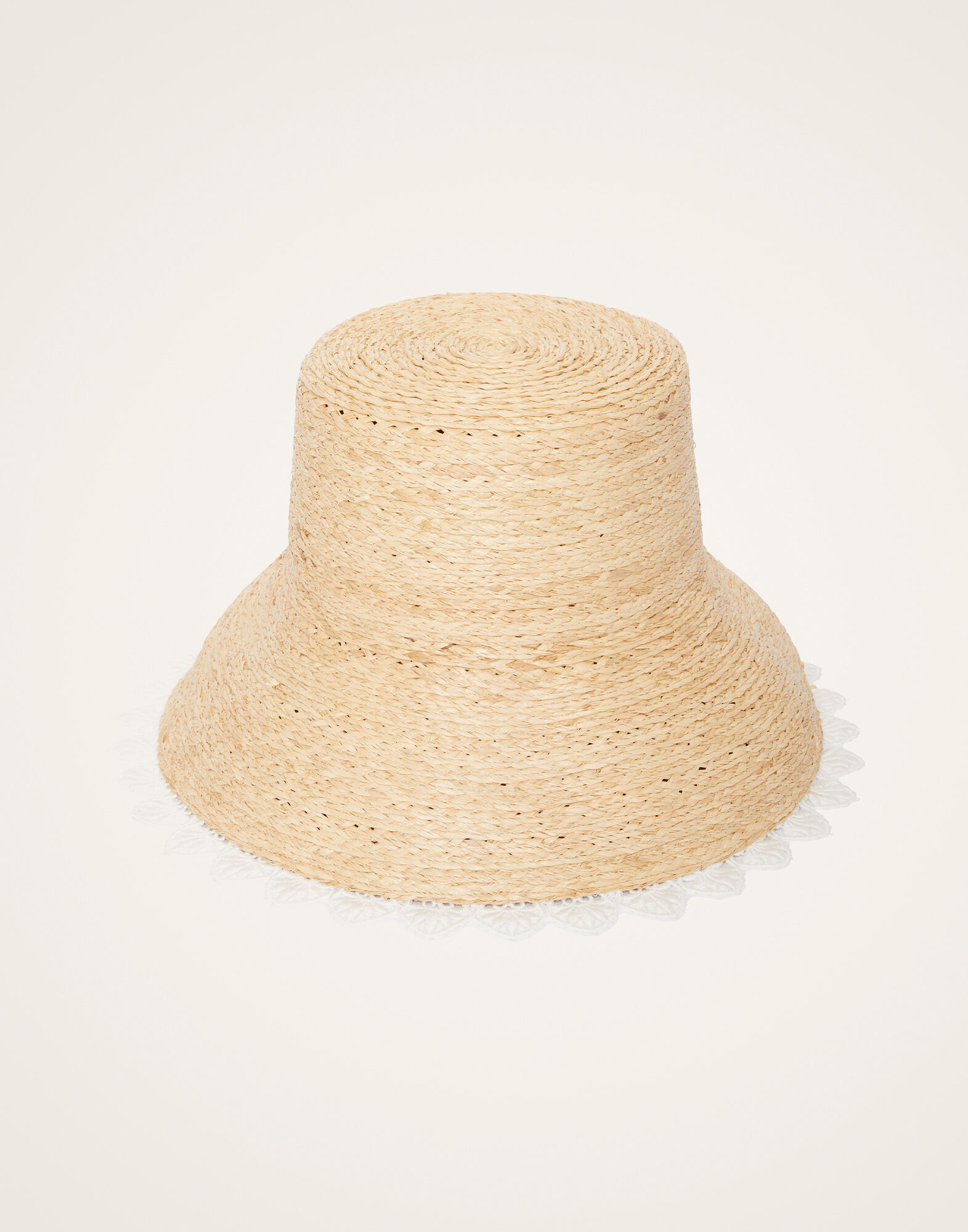 La DoubleJ The Ombra Hat Solid Ivory HAT0027NAS011SOLIDWH04