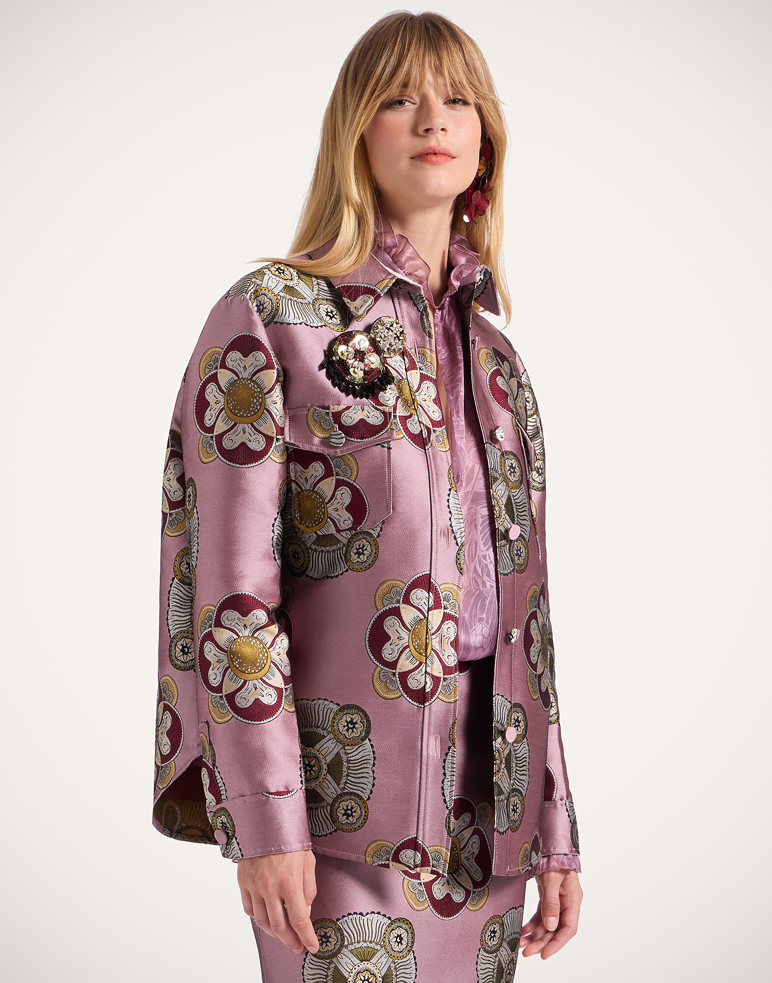 La DoubleJ Better Than Your Boyfriend's Jacket Nucleus Dusty Pink JAC0112JCQ114NUC03PI10