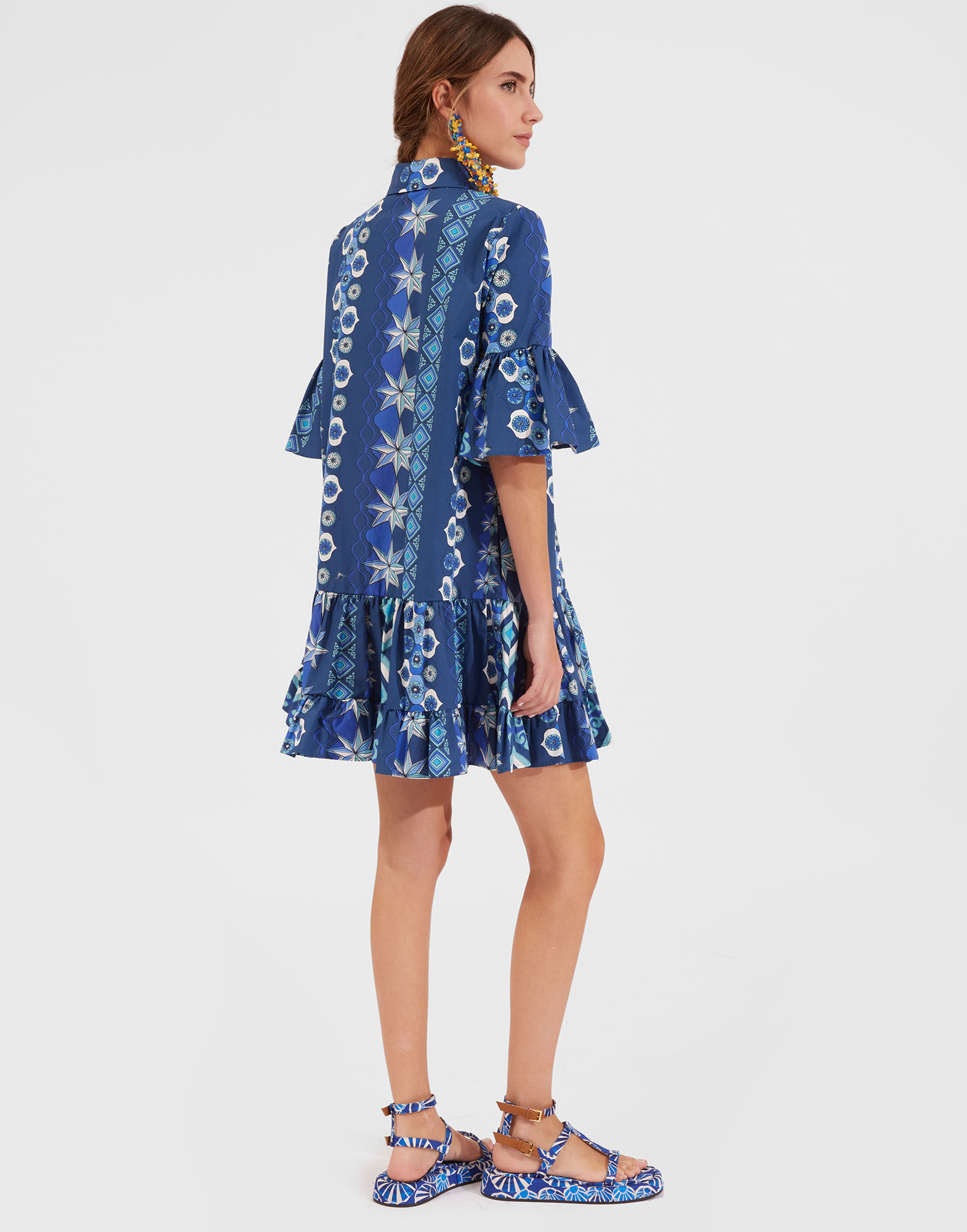 La DoubleJ Choux Dress Costiera DRE0193COT039COS01BU03