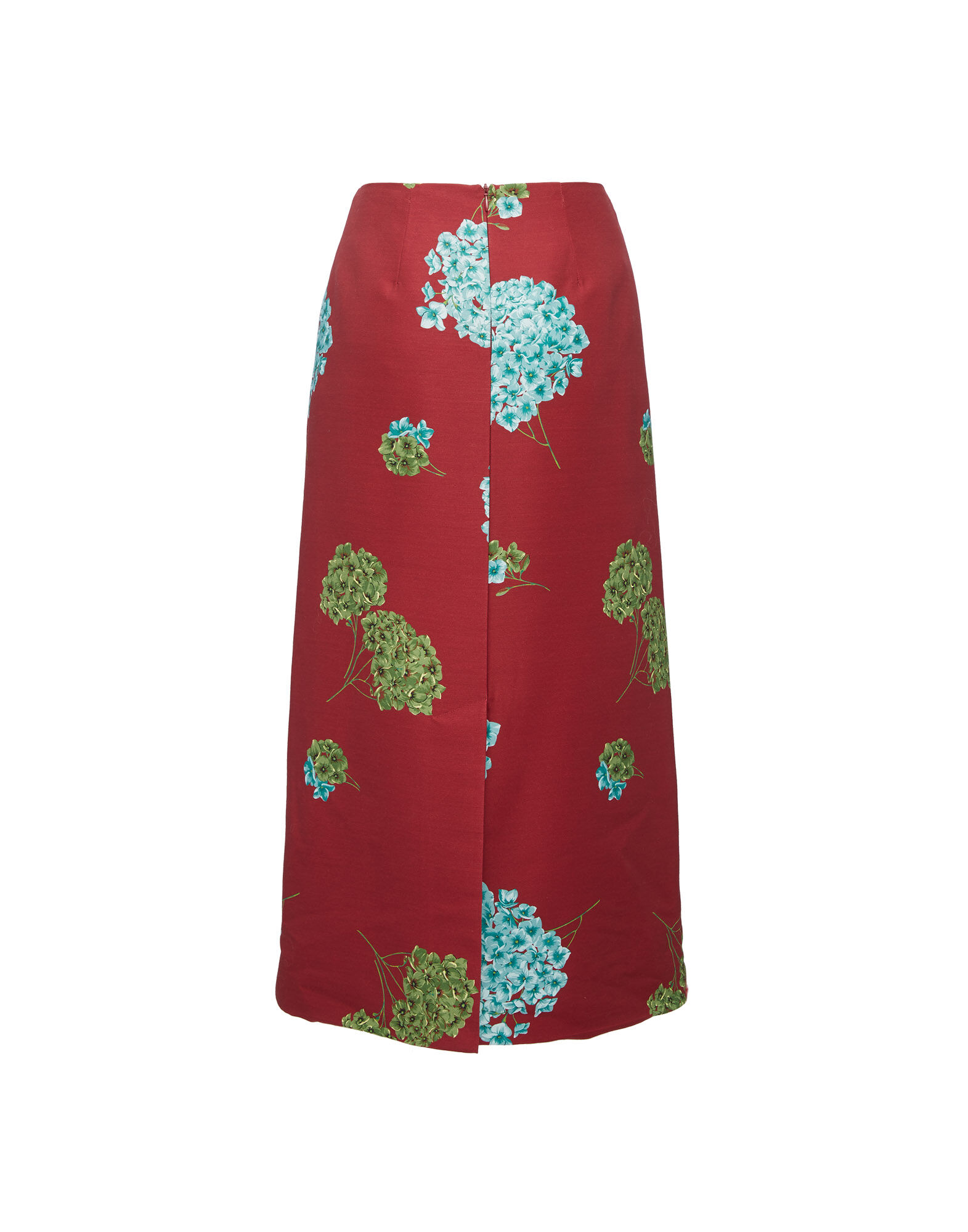 La DoubleJ Pencil Skirt Ortensia Bordeaux SKI0011CAD001ORT0004