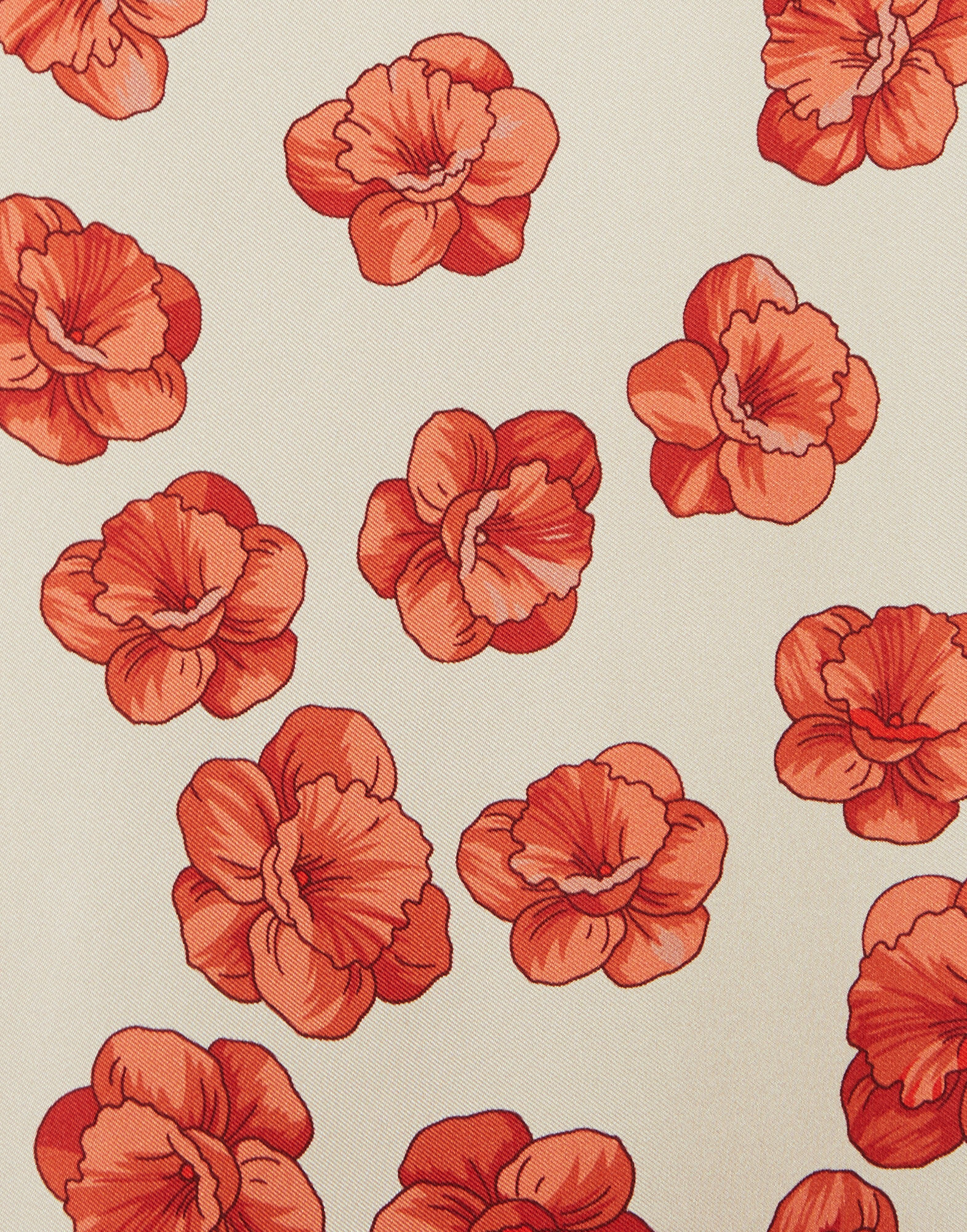 La DoubleJ Swing Dress Haze Plac&egrave;e Red DRE0001SIL001HAZ01RE01