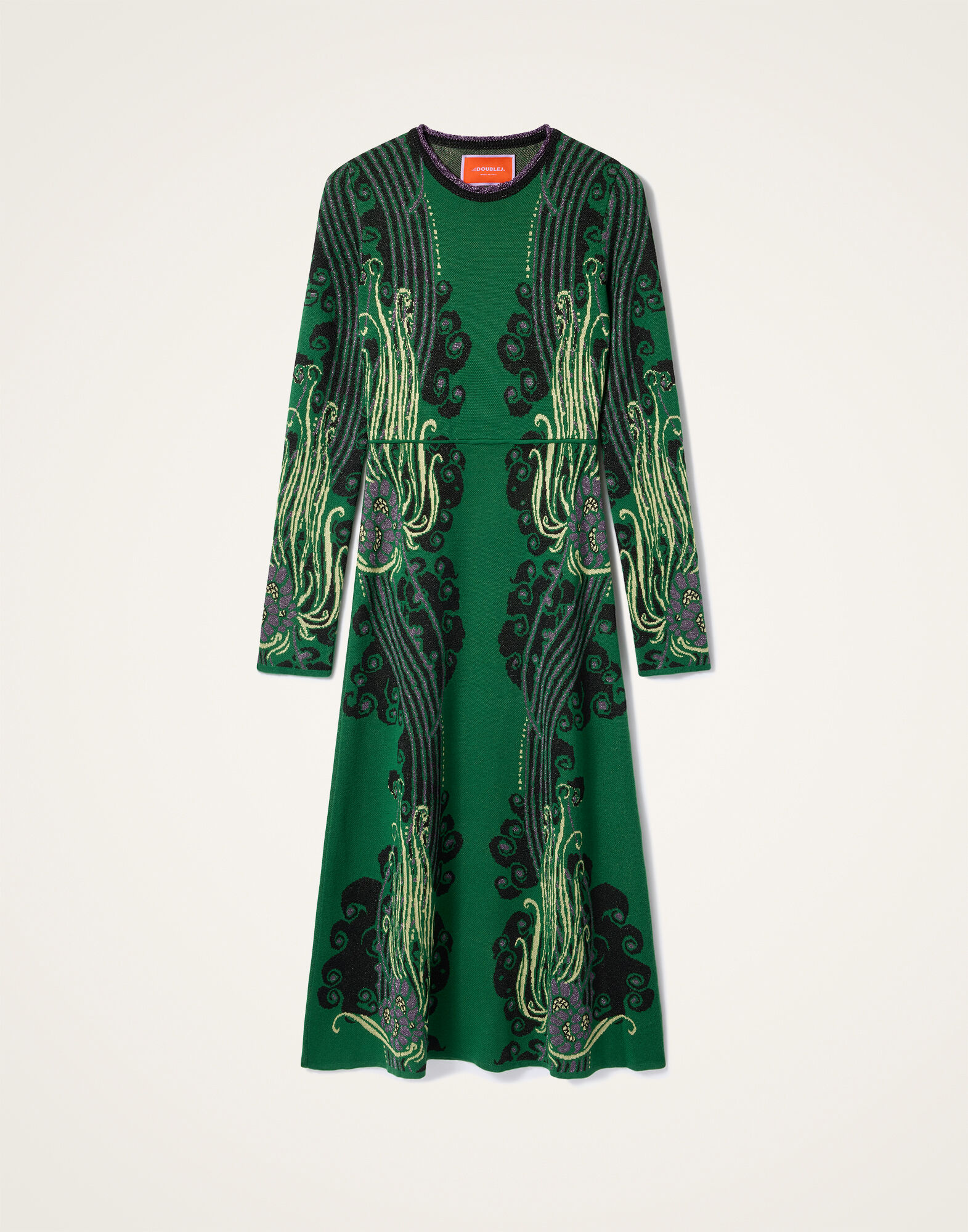 La DoubleJ Bee Dress Atlantis Green DRE1006KNI187VA437GR02