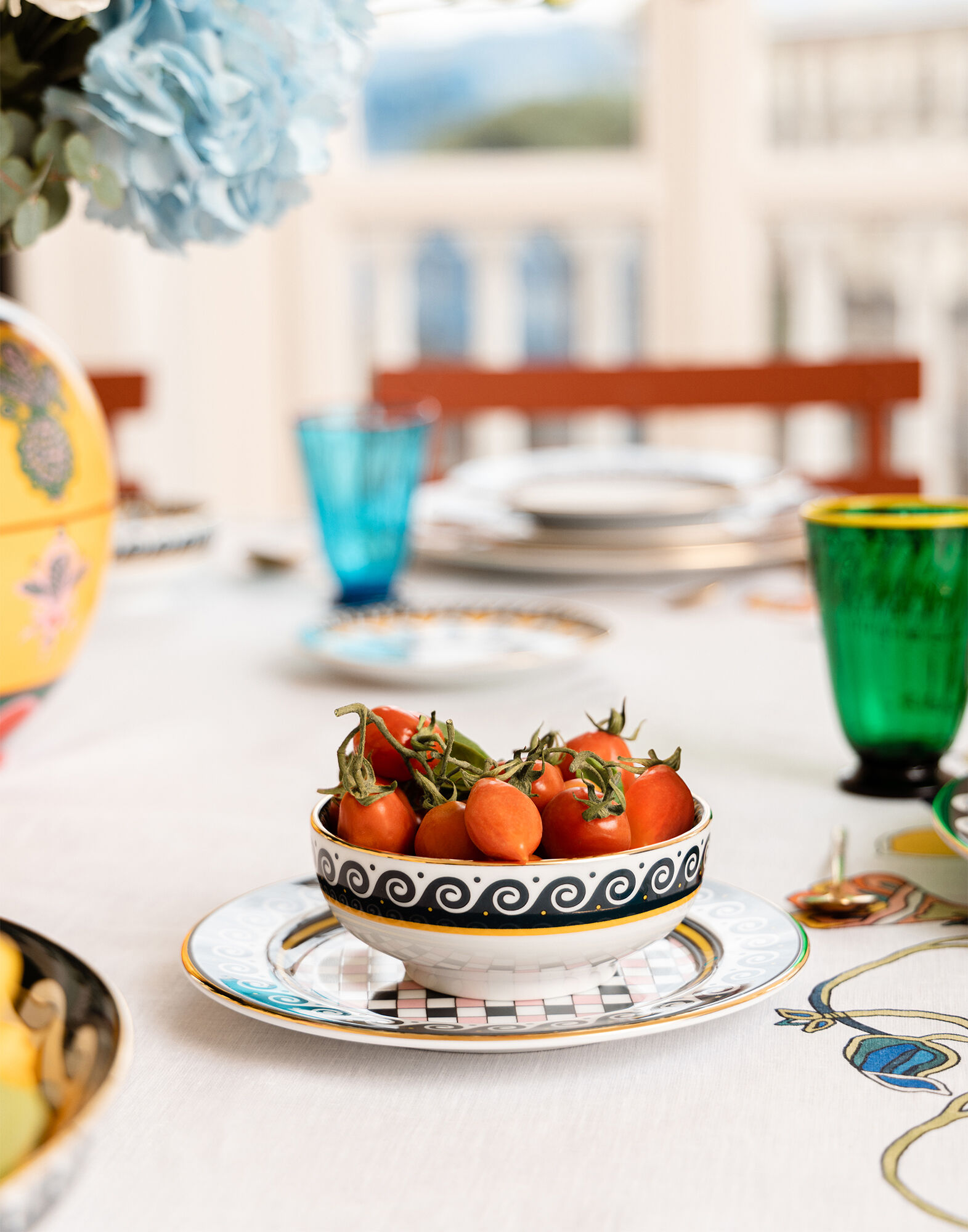 La DoubleJ Snack Bowl Set Of 2 Napoli CIO0009CER001NAP0004