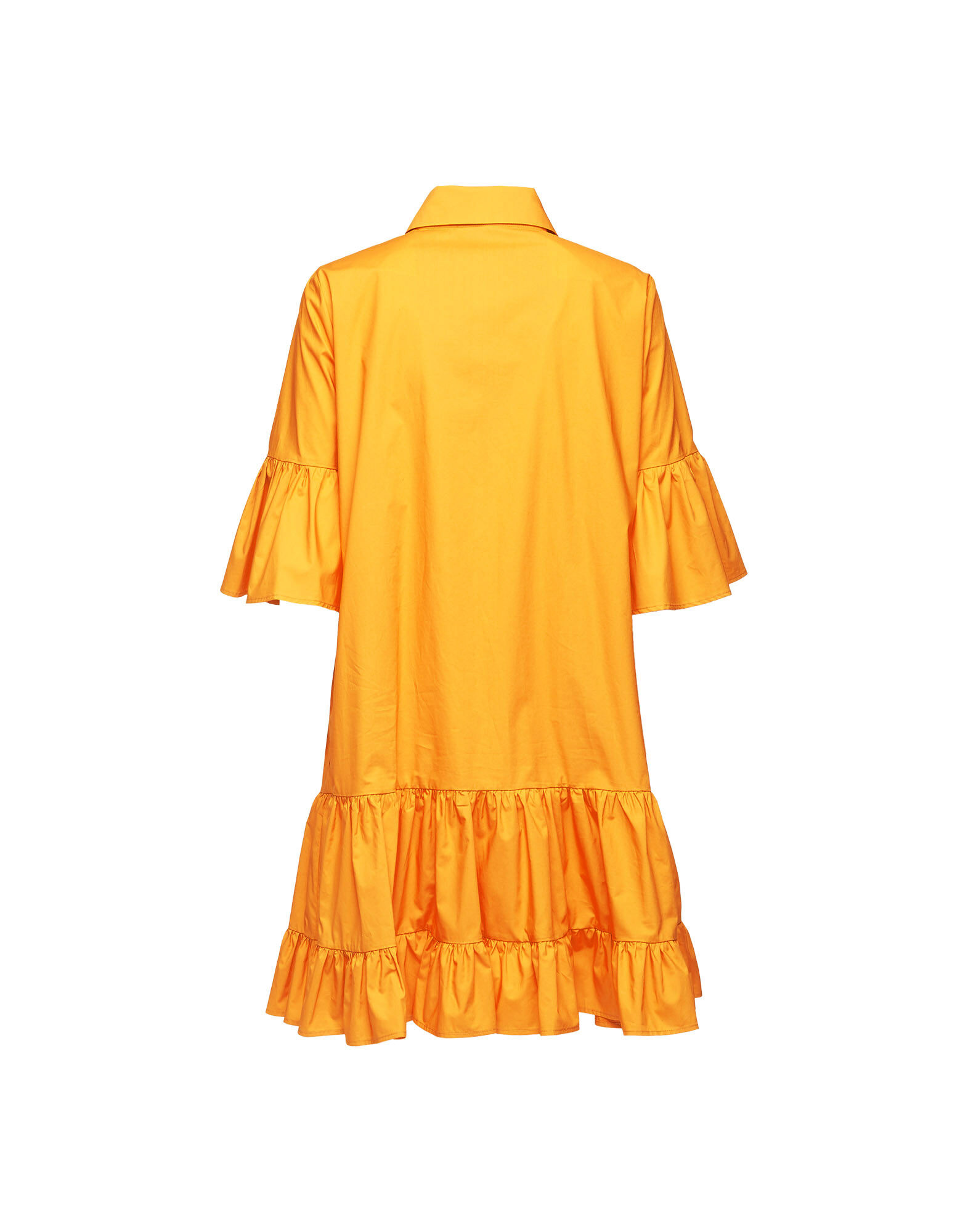 La DoubleJ Choux Dress Solid Yellow DRE0193COT001MAR0003
