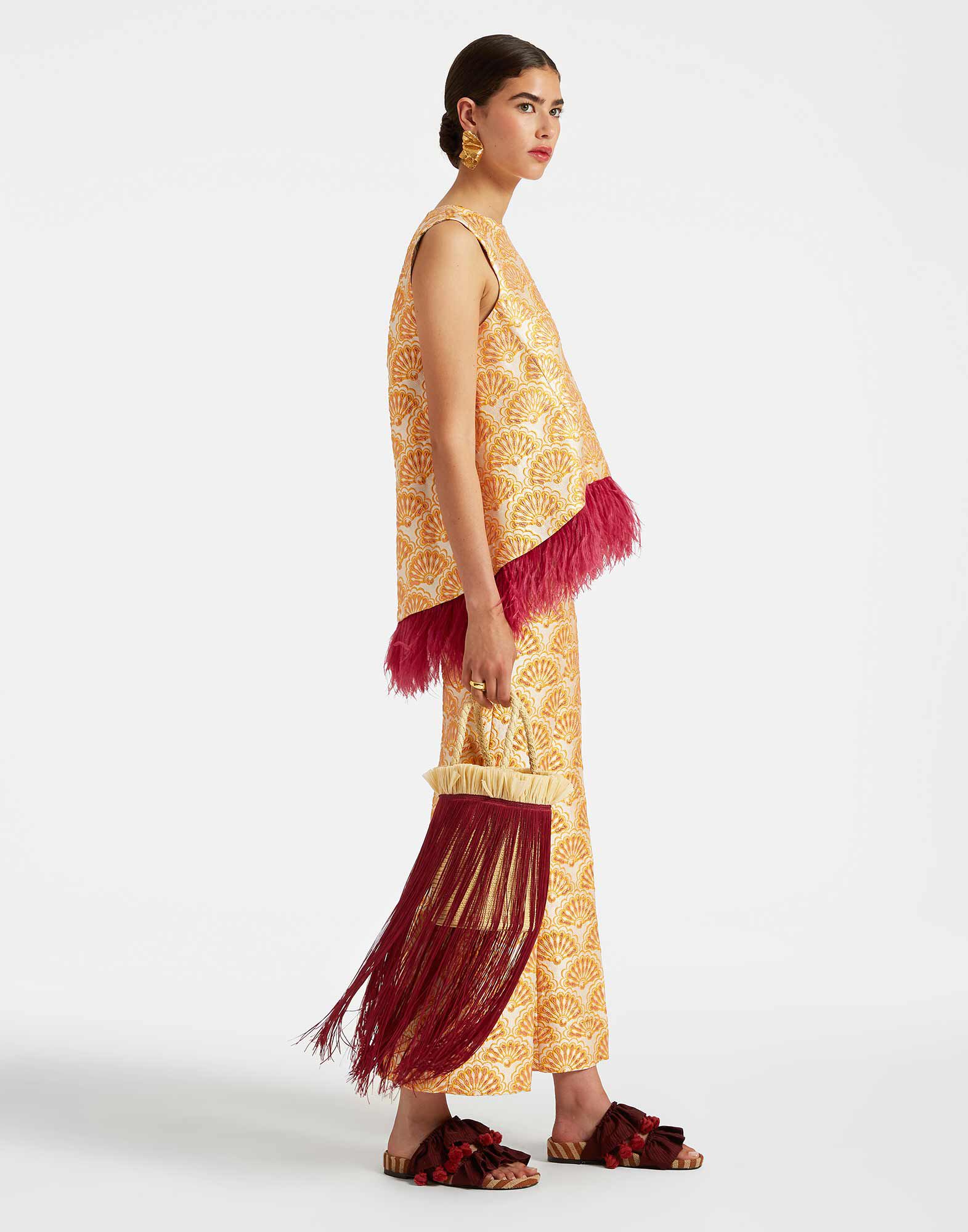 La DoubleJ Hendrix Pants Fans Gold TRO0014JCQ072FAN02YE05