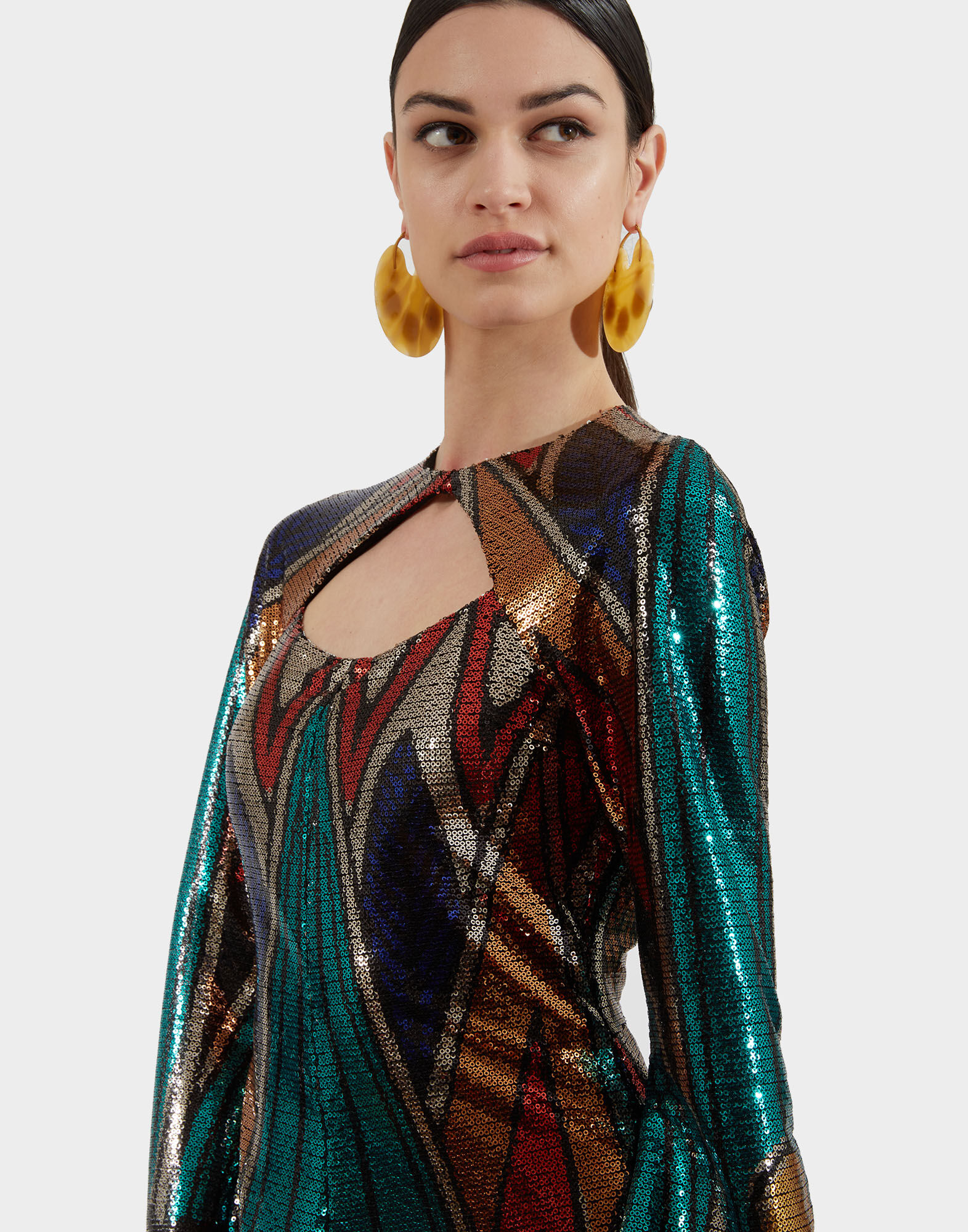 La DoubleJ Farfalla Dress Philae Plac&eacute;e DRE0588PAI002PHI01MU01