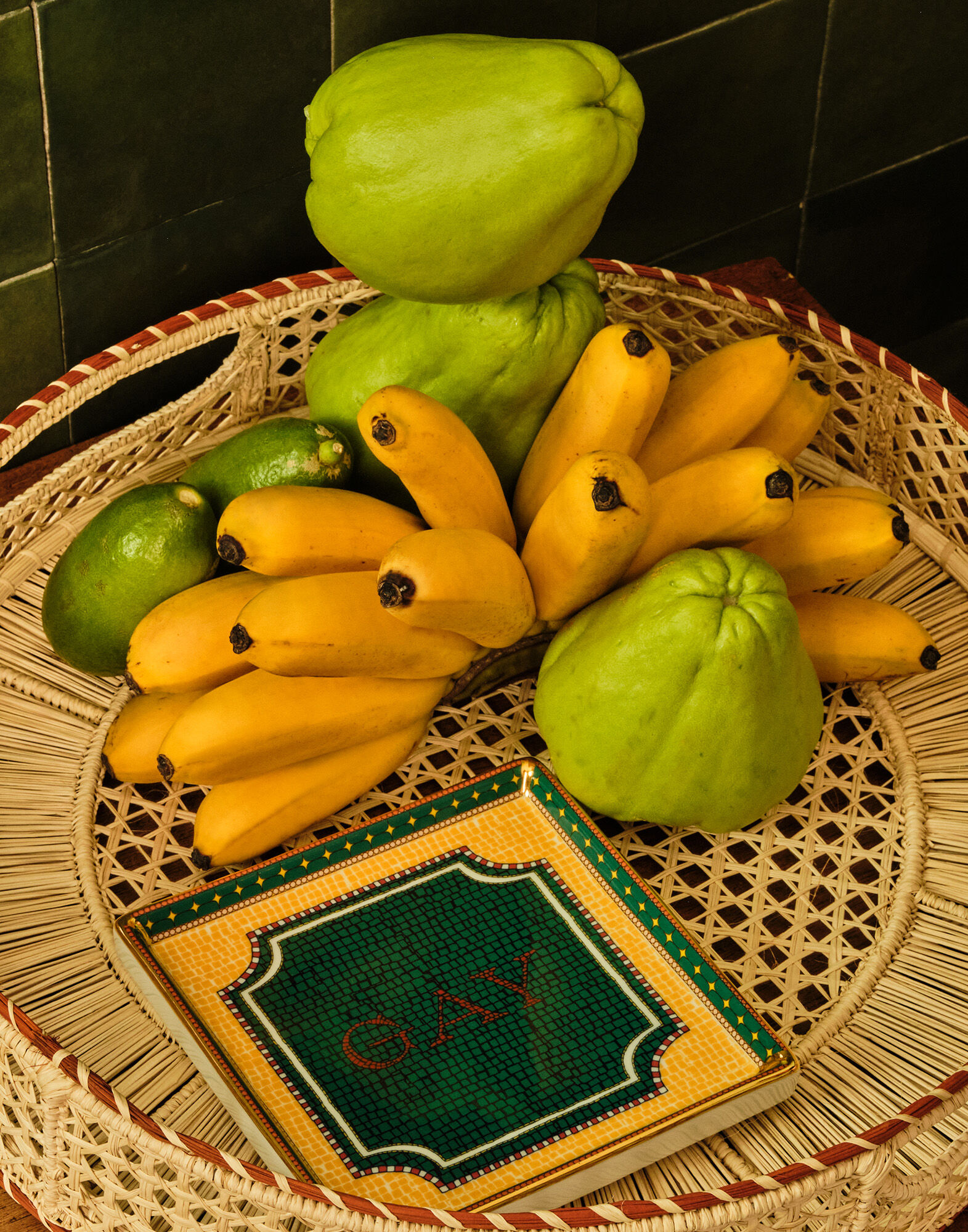 La DoubleJ Mini Tray Gay Green TRI0011CER001GAY01GR02