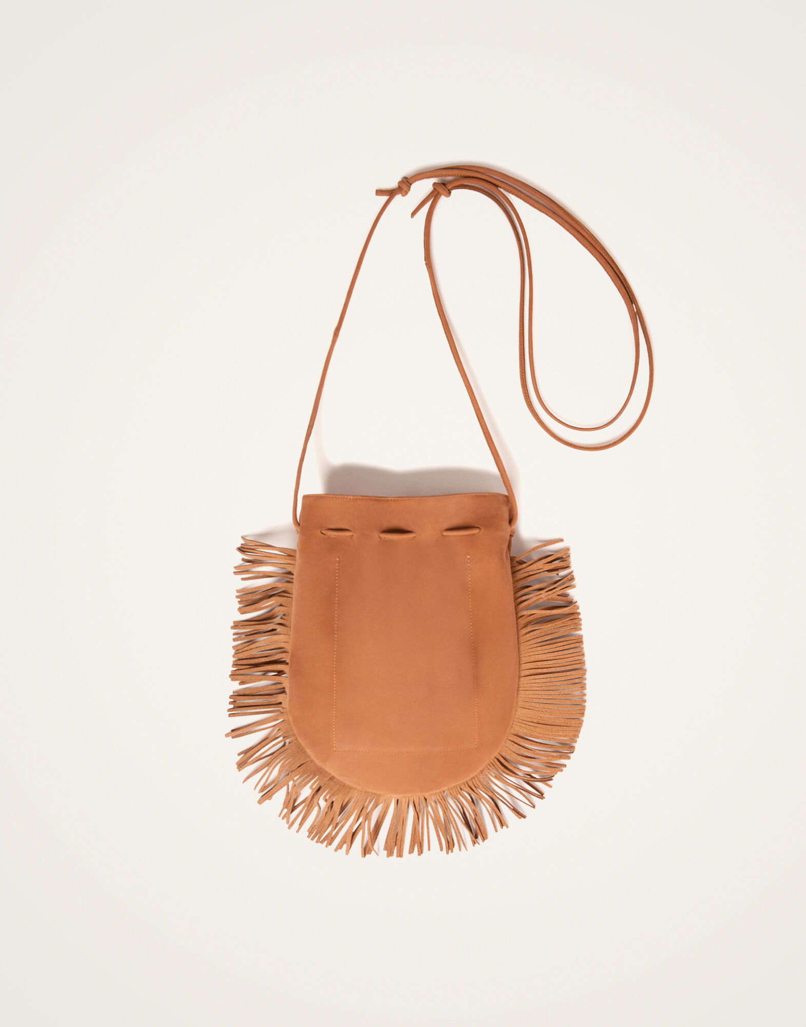 La DoubleJ Big Power Pouch Solid Tan BAG0088LEA016SOLIDBR17