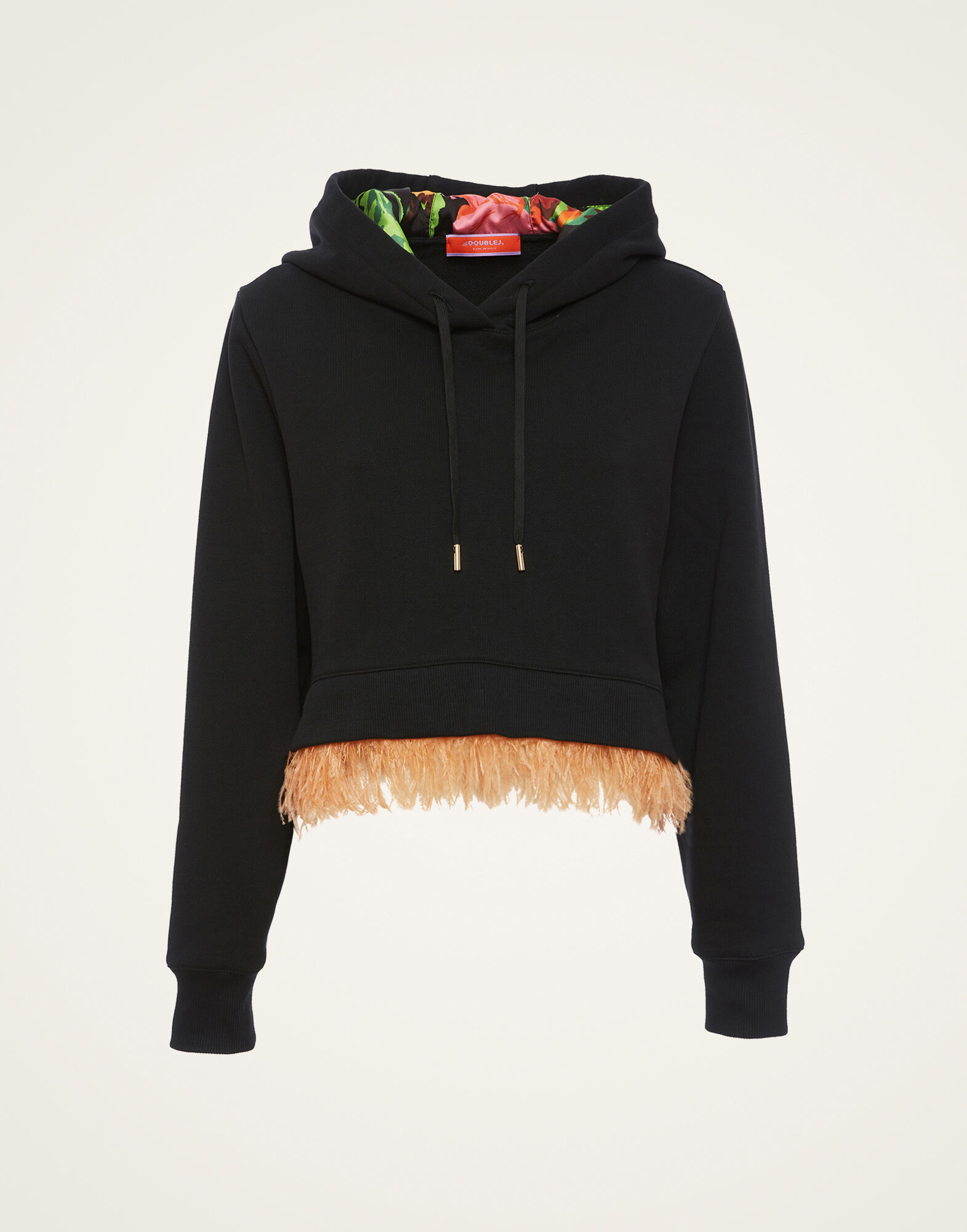 La DoubleJ La Scala Hoodie Black SWE0018JER038SOLIDBL01