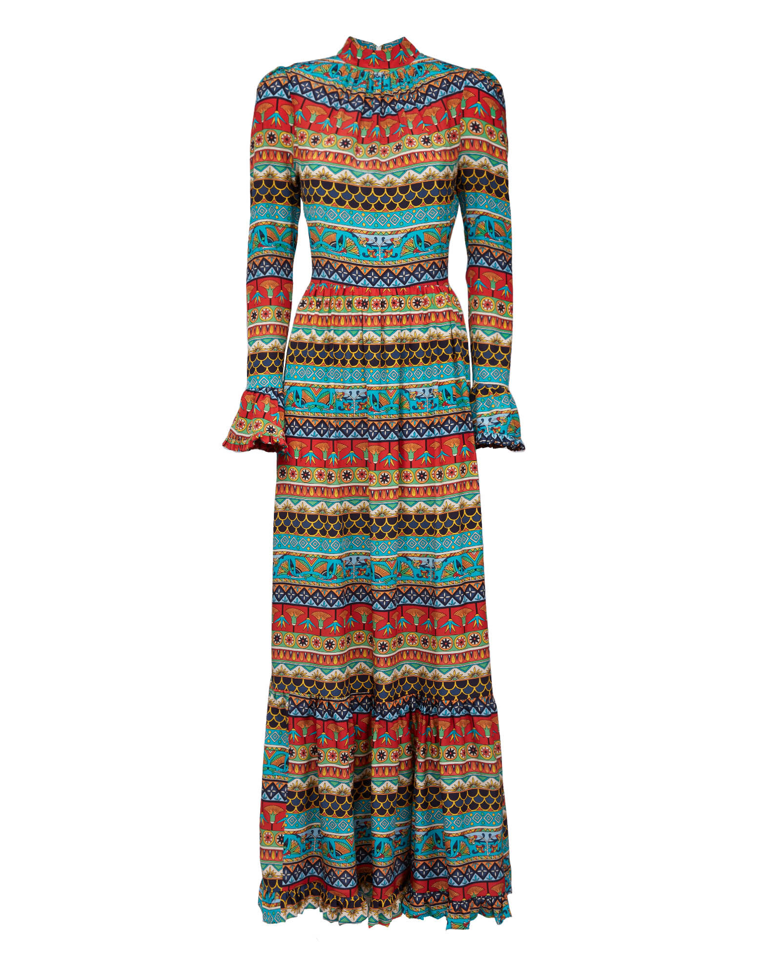 La DoubleJ Visconti Dress Giza Turquoise DRE0041CRE001GIZ01BU08