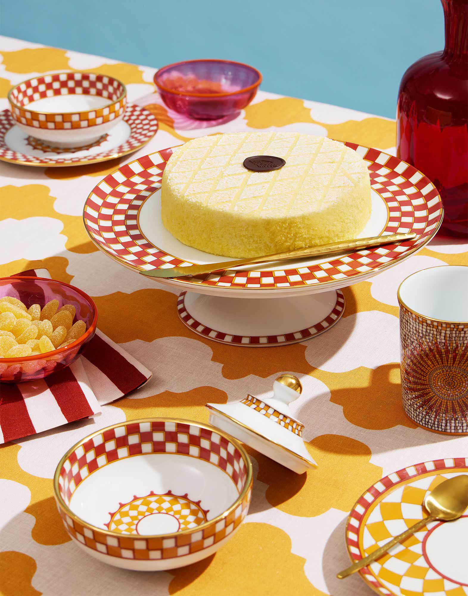 La DoubleJ Snack Bowl Set Of 2 Apollo Brick BWT0004CER001APL01RE06