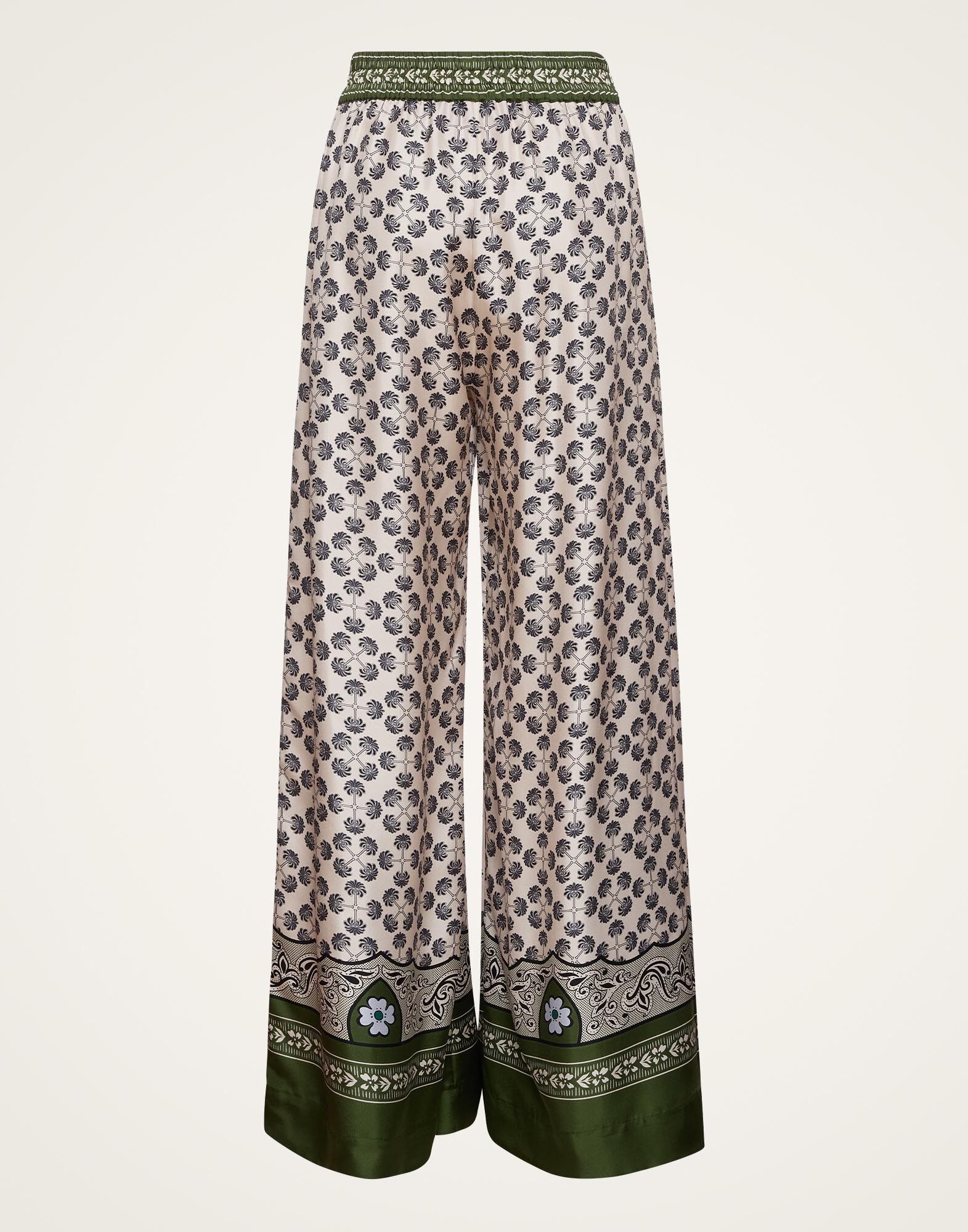 La DoubleJ Palazzo Pants Mirage Plac&eacute;e Green TRO0026SIL006AGE01GR02