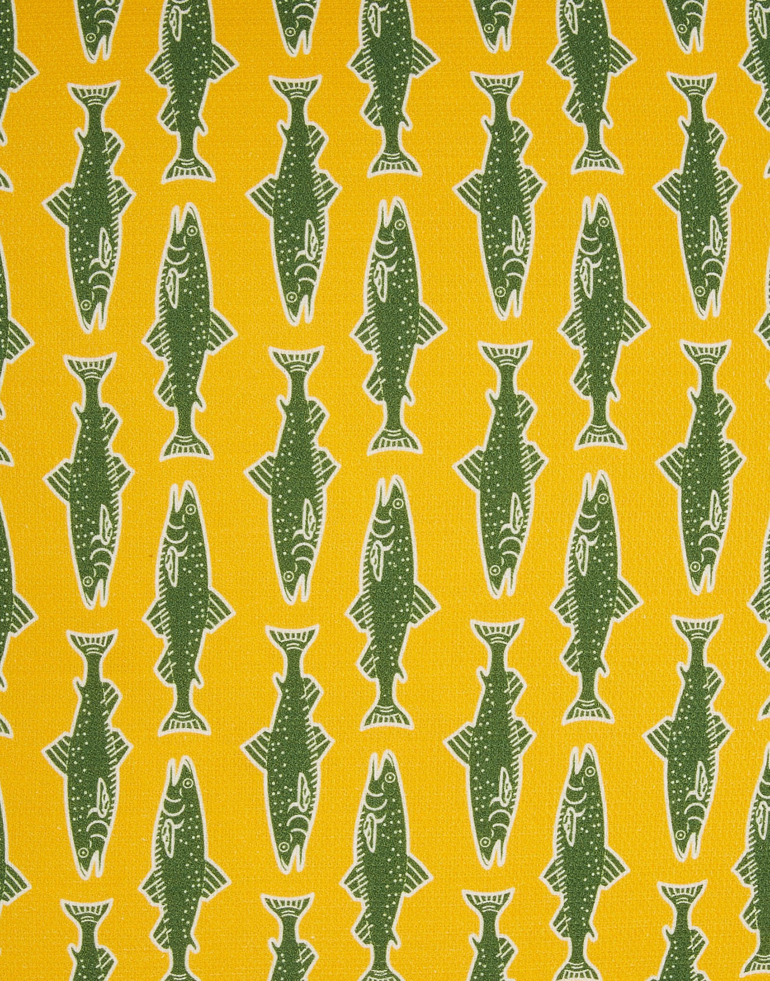 La DoubleJ Cushion (45X45) Como Fish Yellow CUS0013COT034CMF0001