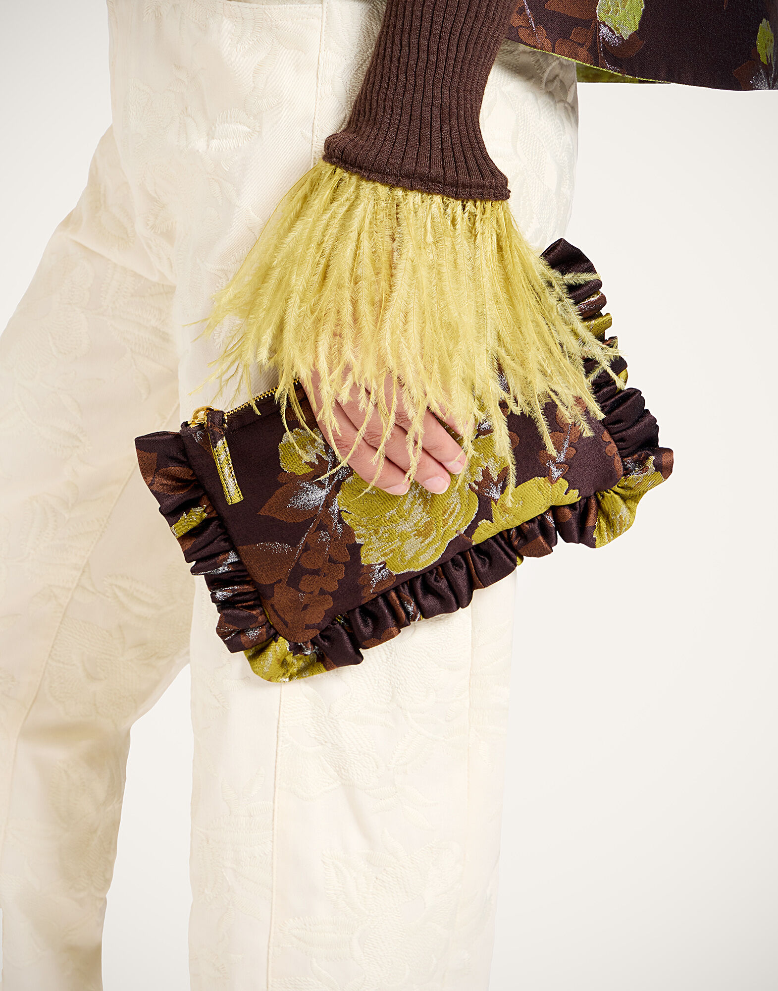La DoubleJ Hand Pochette Devon Brown BAG0107JCQ141DEV05BR02