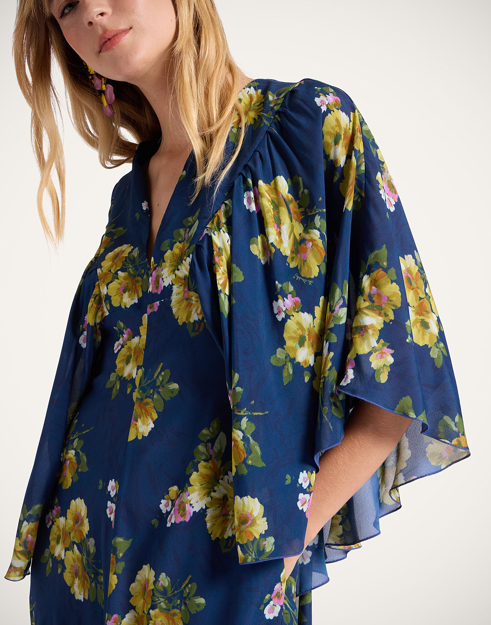 La DoubleJ Delizioso Dress Riptide Midnight Blue DRE0856VIS019RIP01BU04