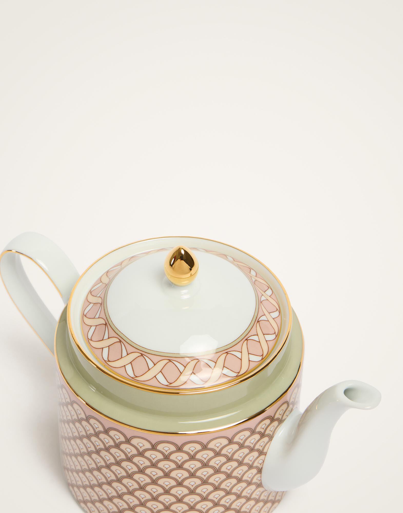 La DoubleJ Impero Teapot Odysseus Dusty Pink POT0002CER001ODY01PI10