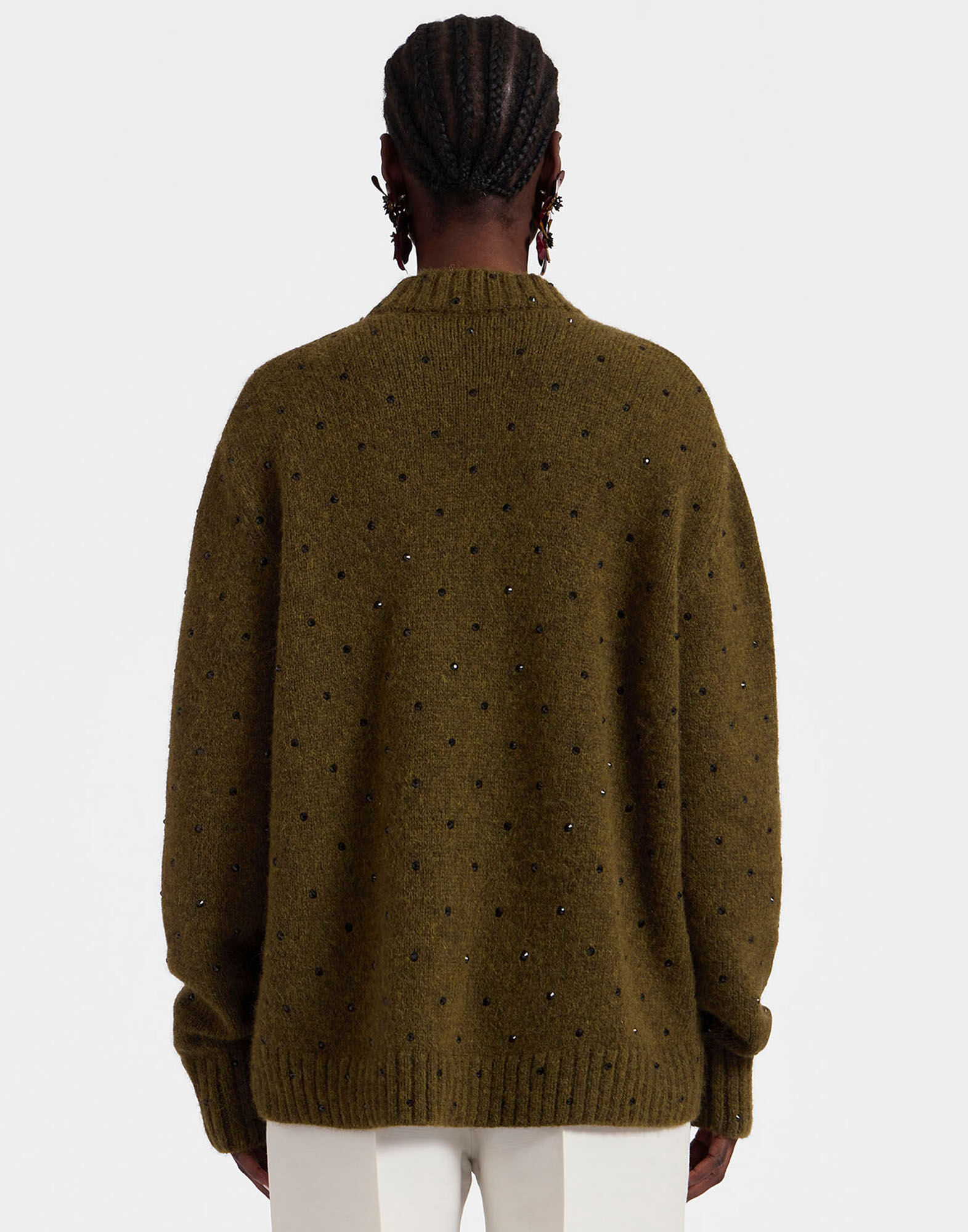 La DoubleJ Starlet Sweater Military Green PUL0219KNI129VA300GR08