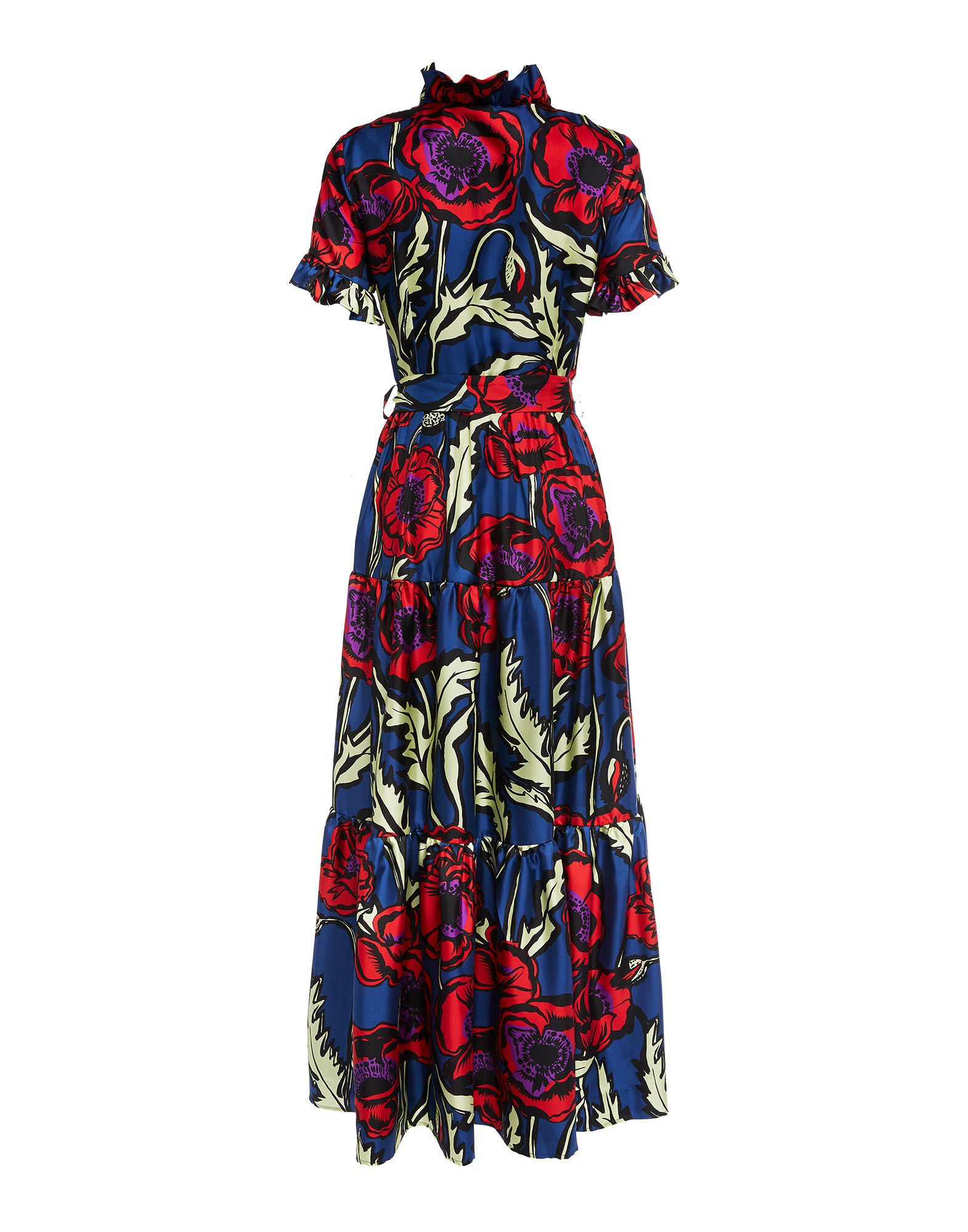 LaDoubleJ Long And Sassy Dress Big Blooms DRE0017SIL001PFI0001