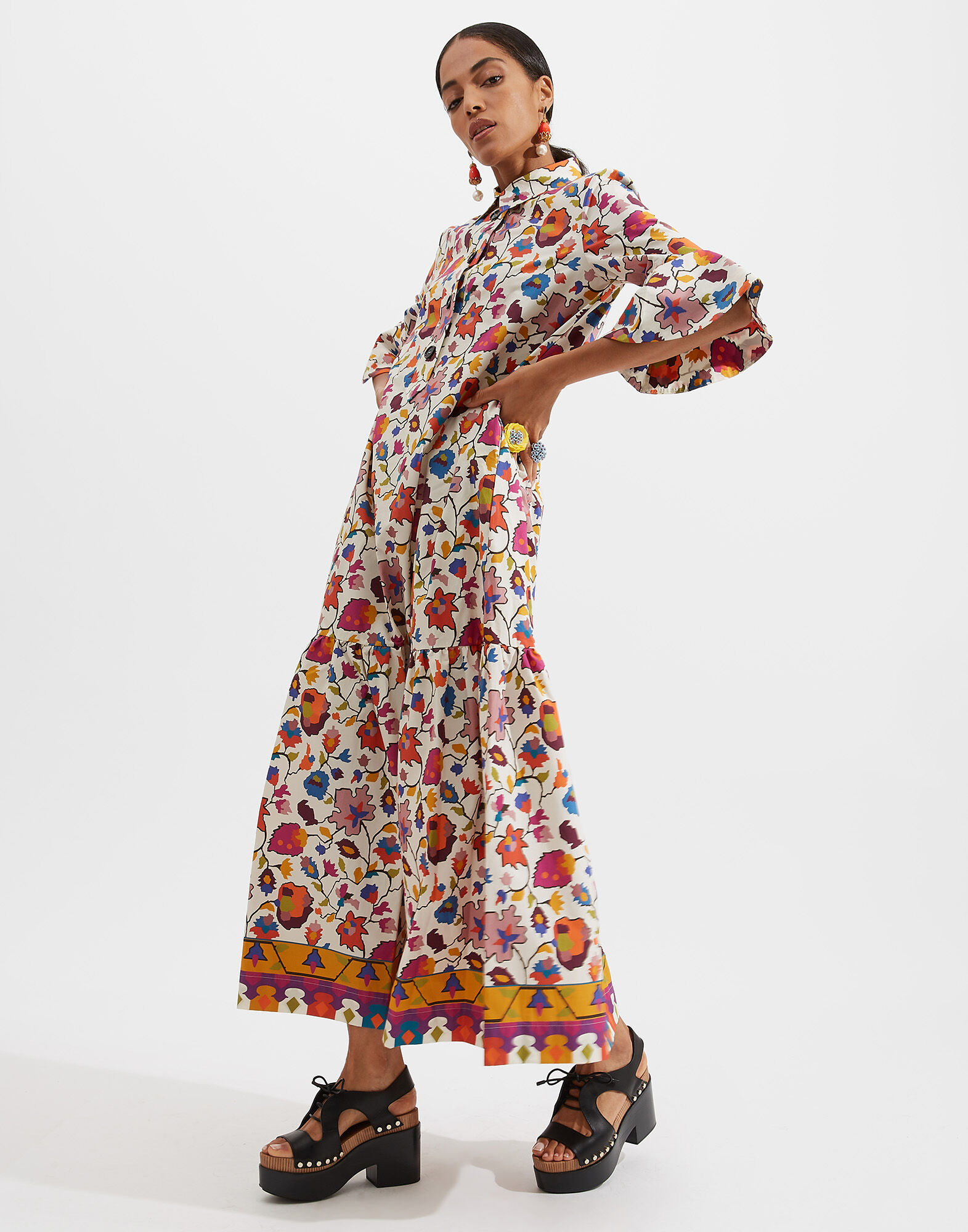 La DoubleJ Artemis Dress Maple DRE0176COT001MAP0001