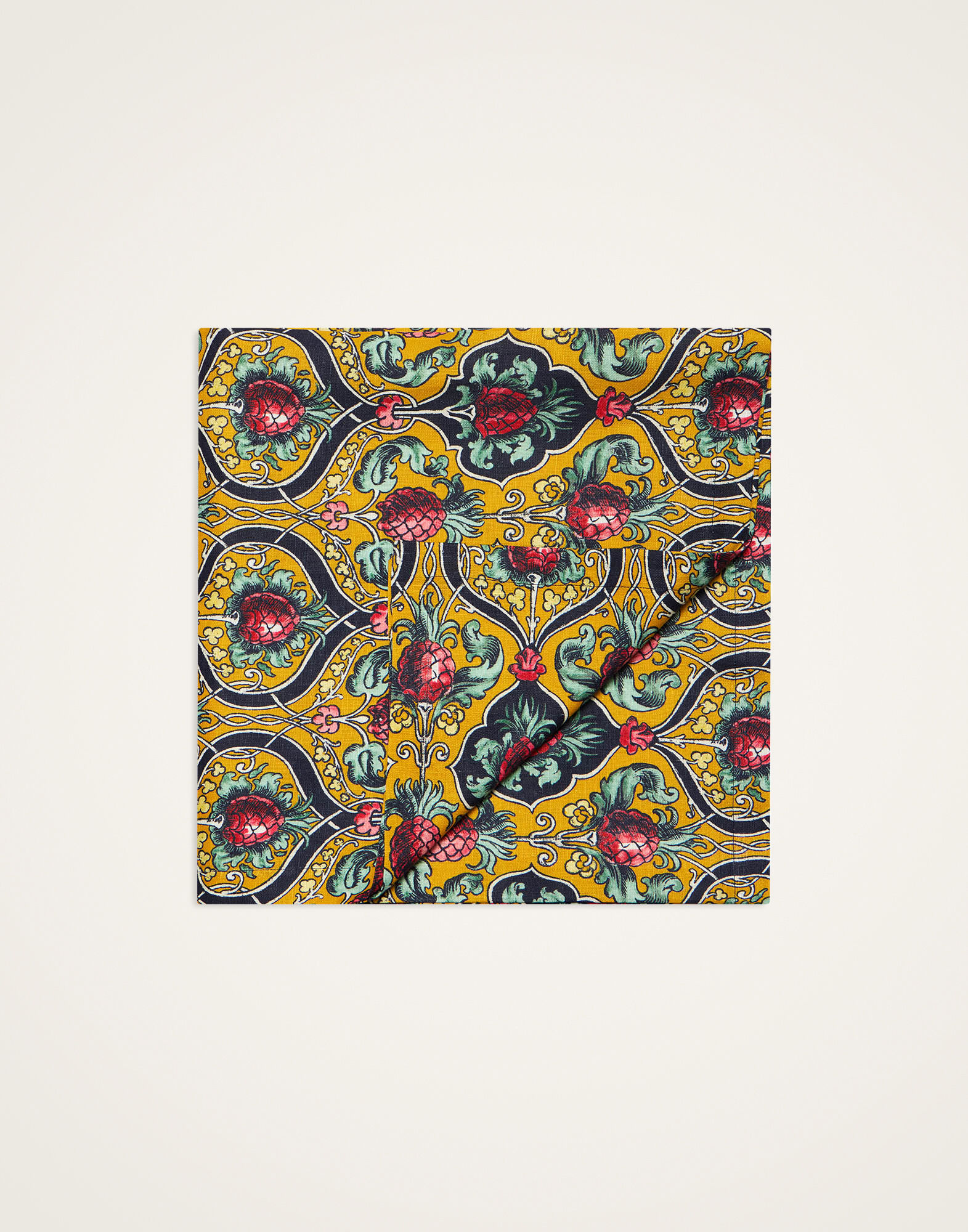 La DoubleJ Medium Tablecloth Ananas Yellow TBC0017LIN008ANA01YE02