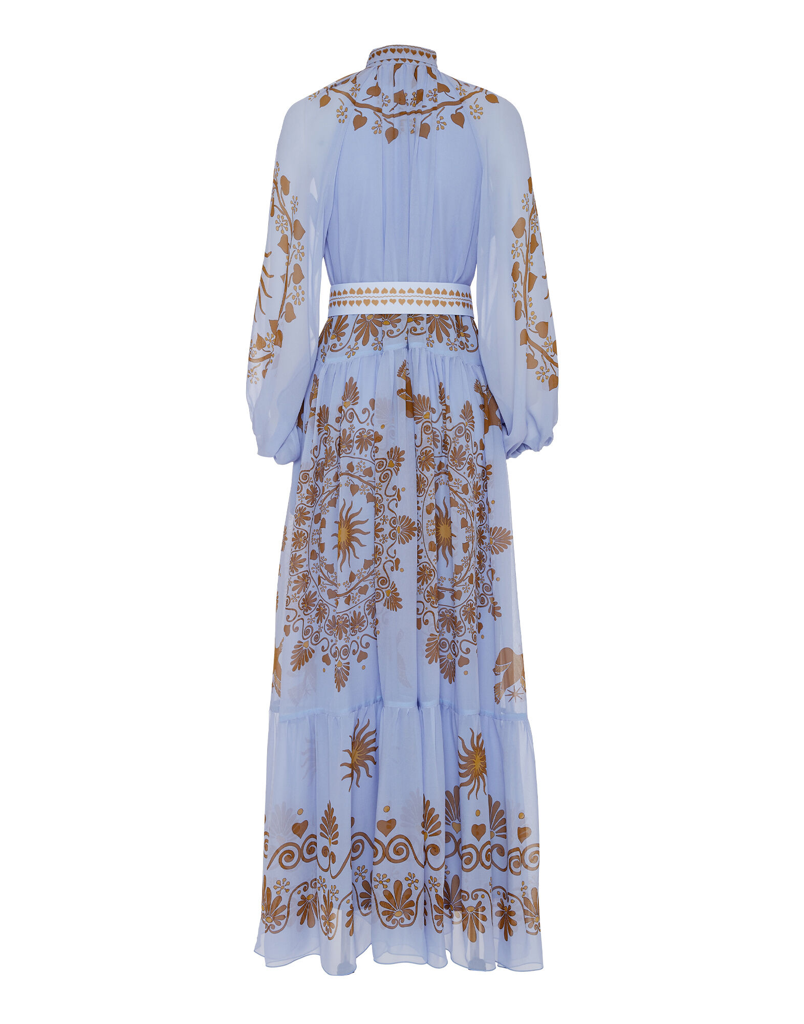 La DoubleJ Athena Dress Olympus Plac&eacute;e Light Blue DRE0618SIL014OLY01BU01