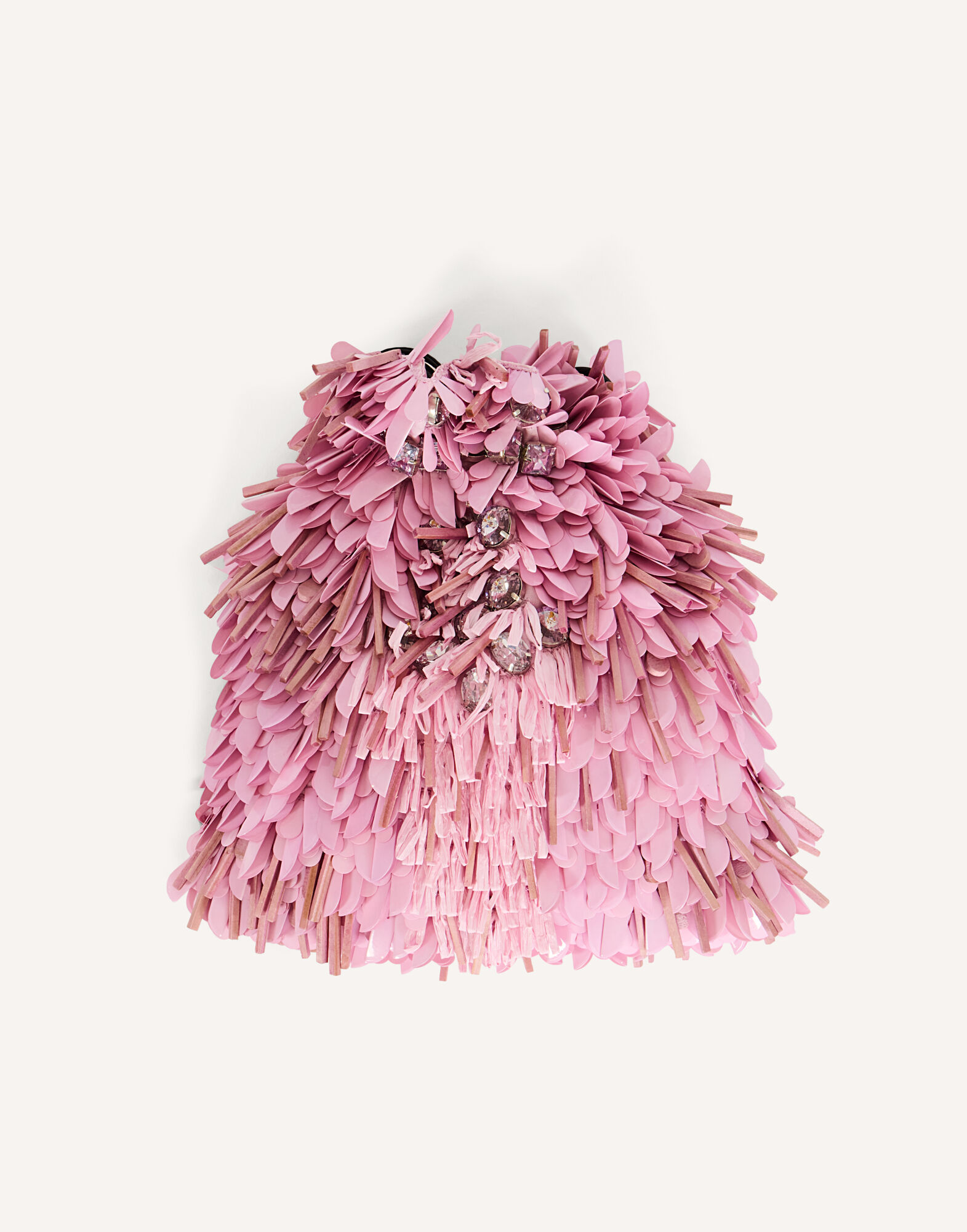 La DoubleJ Dustbag Pochette Solid Pink BAG0106EMB207SOLIDPI01