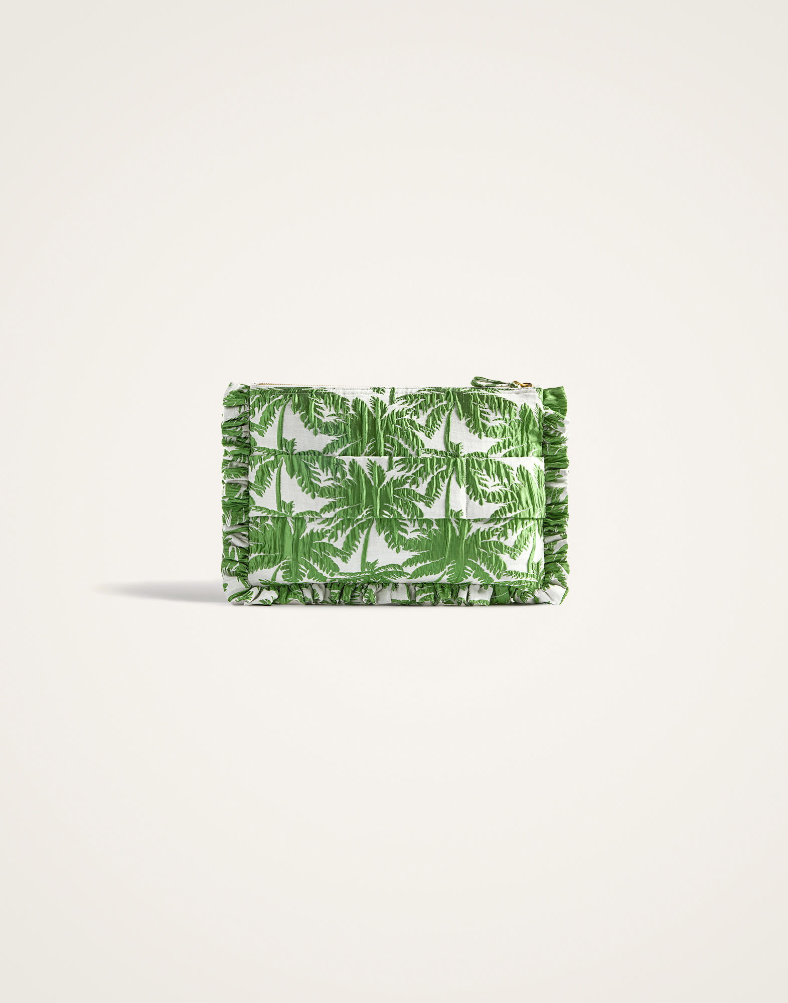 La DoubleJ Hand Pochette Tropicana White BAG0059JCQ112TRC03WH01